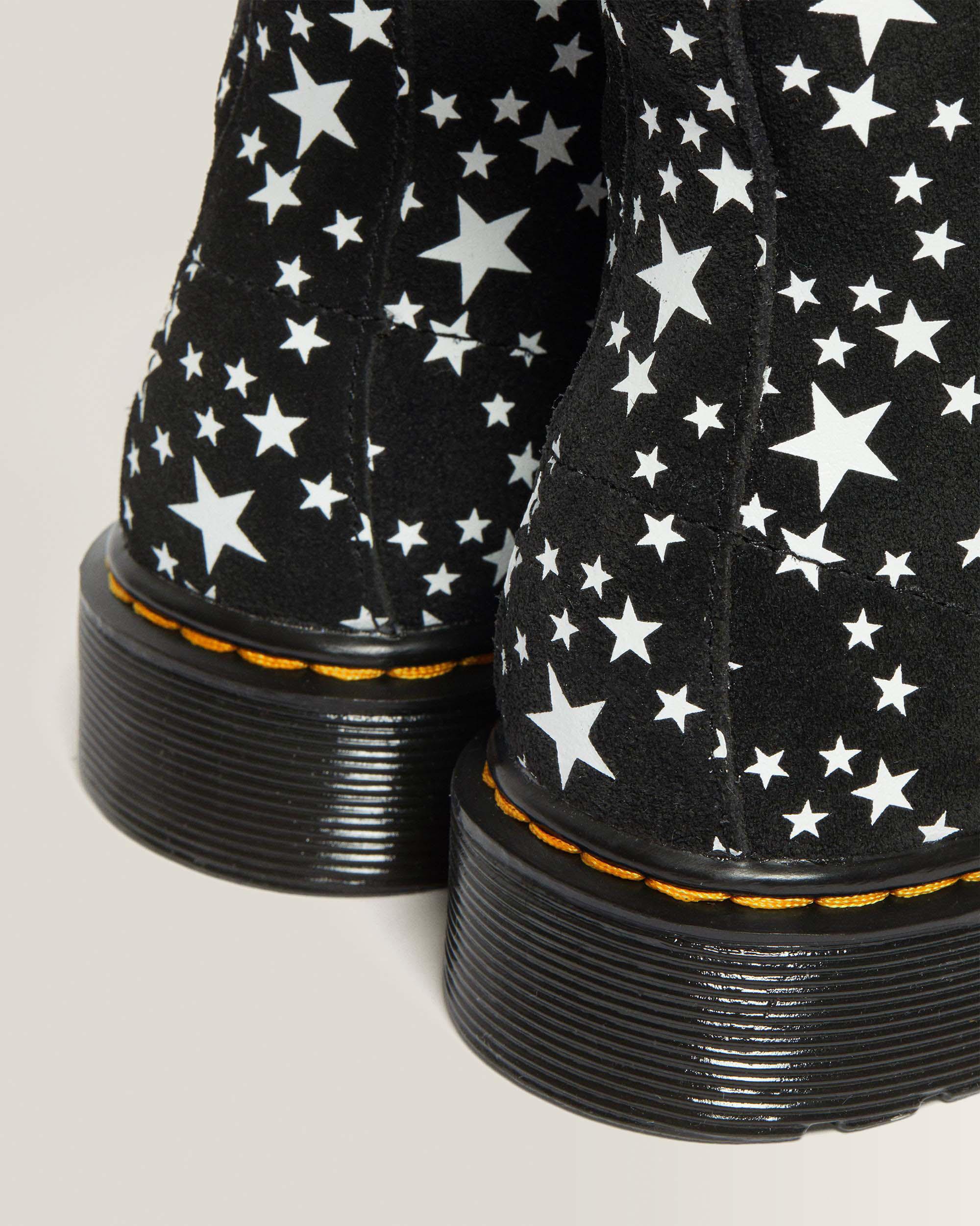 Junior 1460 Pascal Star Suede Lace Up Boots