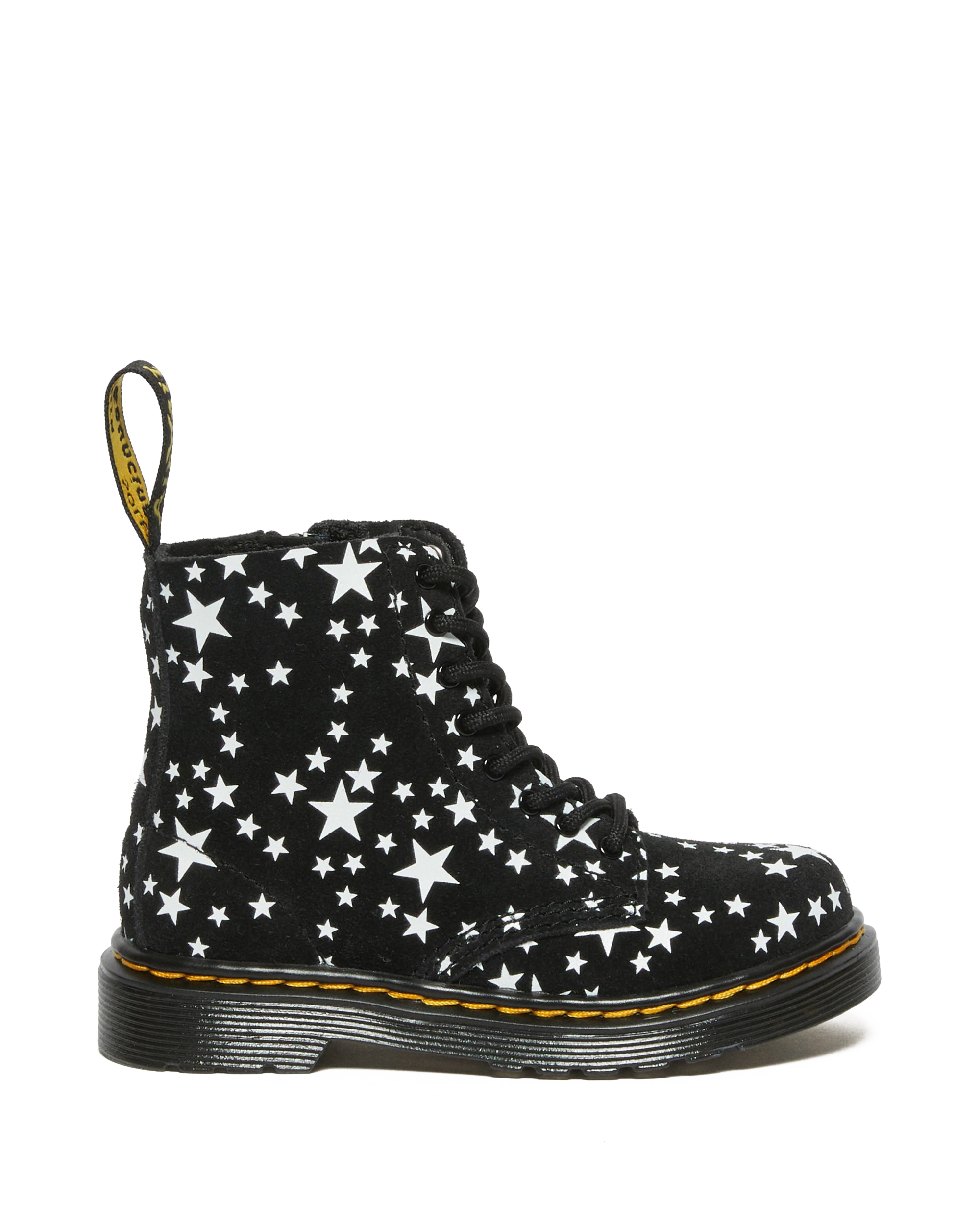 Toddler 1460 Pascal Star Suede Lace Up Boots