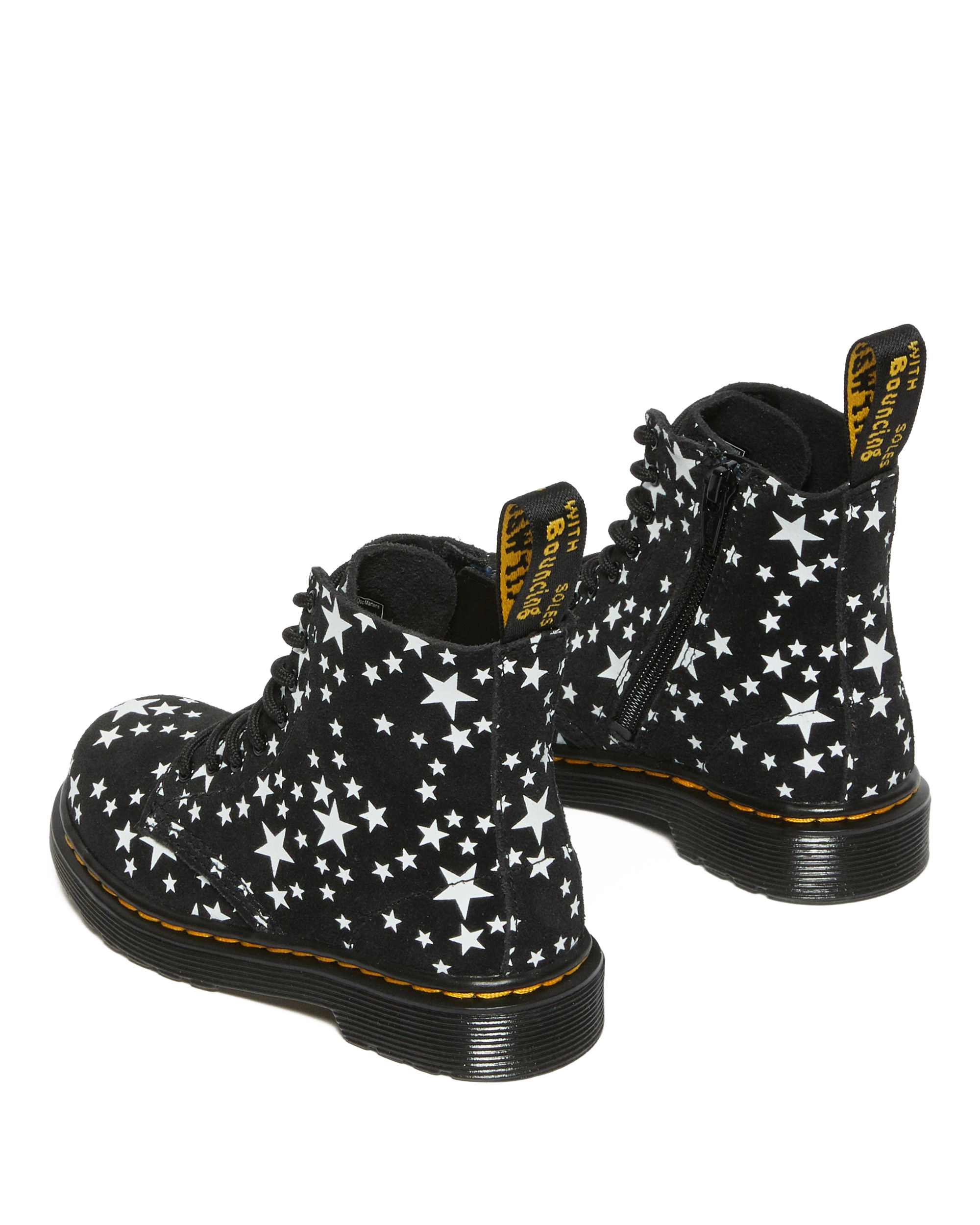 Toddler 1460 Pascal Star Suede Lace Up Boots