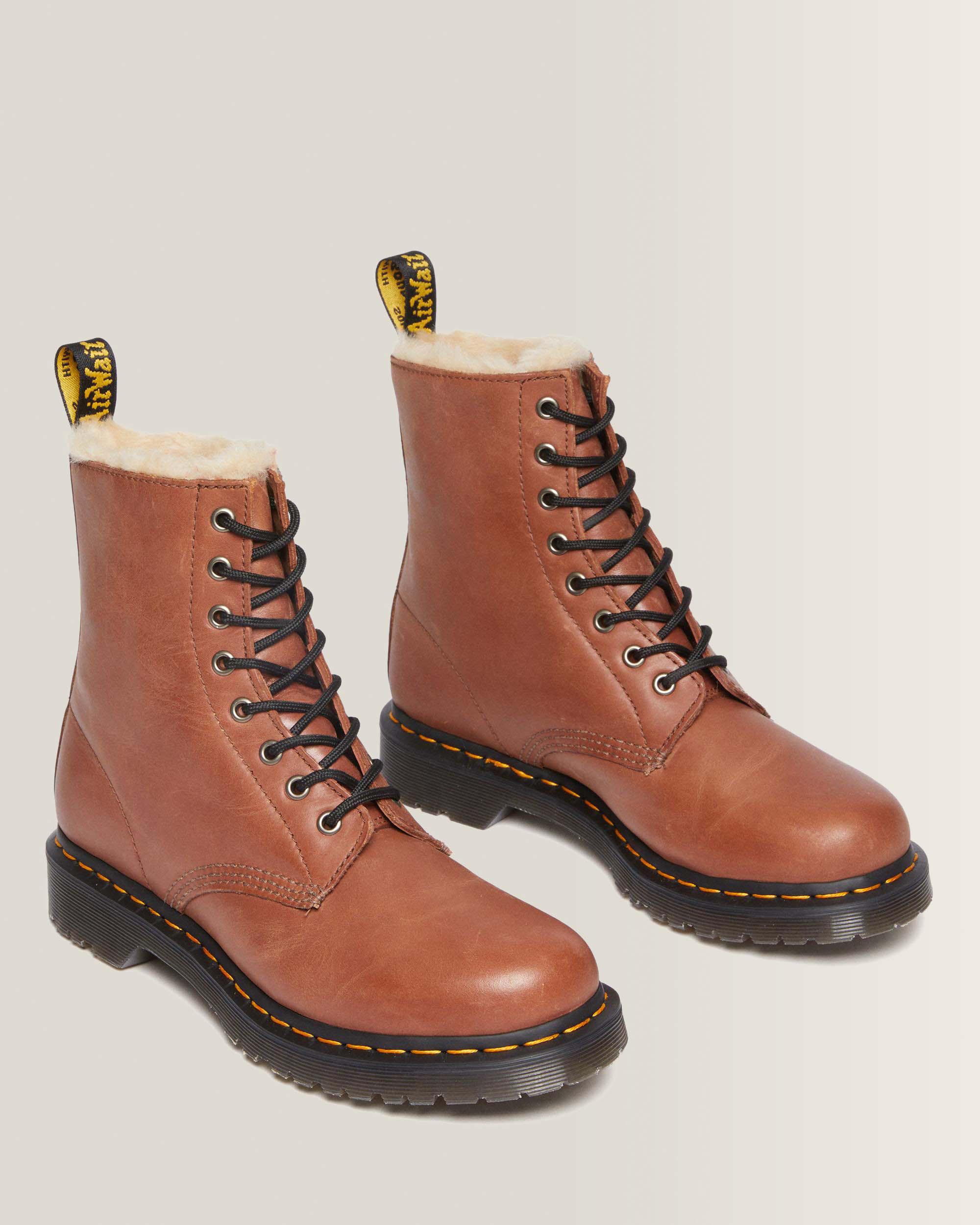 Botas 1460 Serena de piel con forro sintético