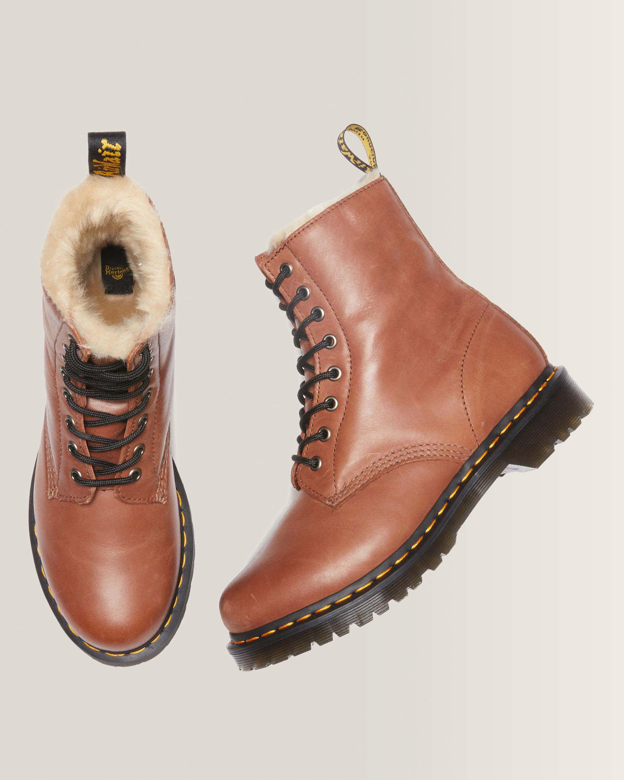 Botas 1460 Serena de piel con forro sintético