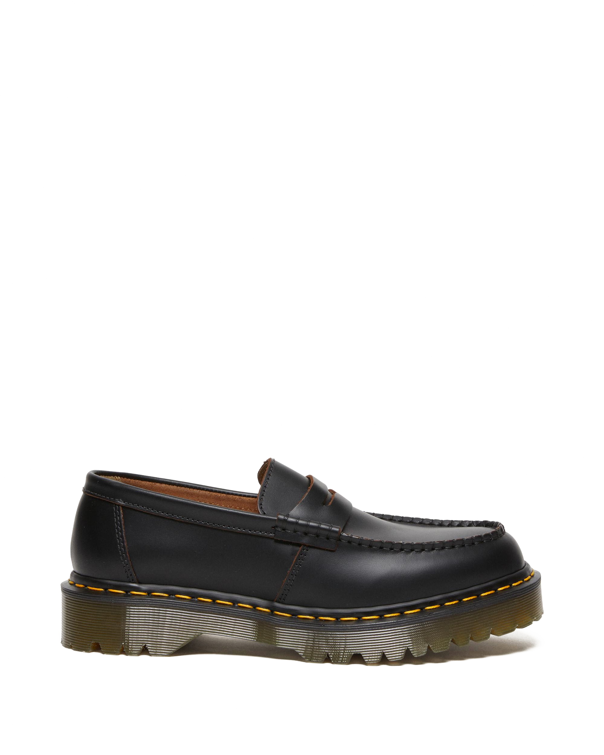 Penton Bex Yellow Stitch Quilon Leather -loaferit