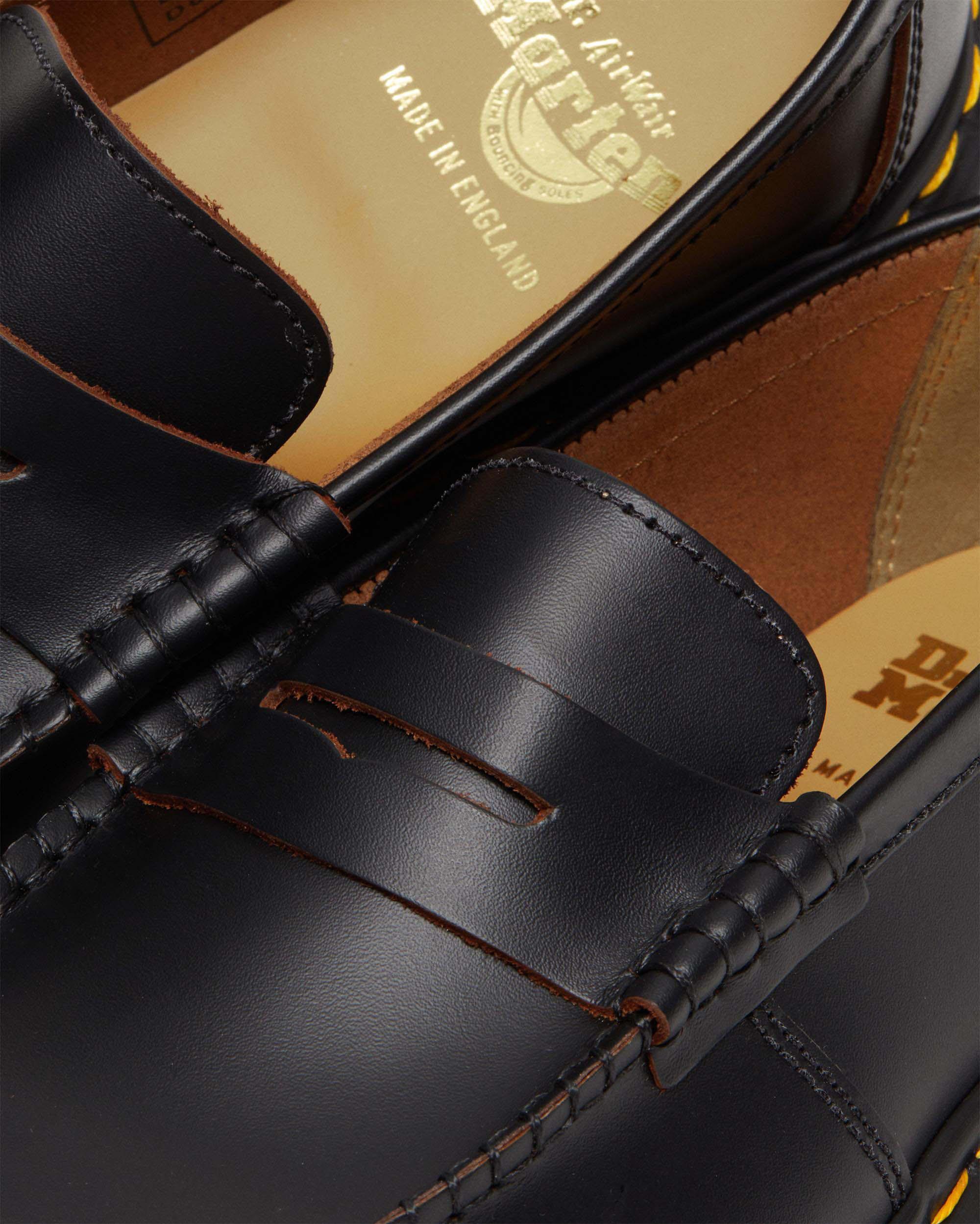 Penton Bex Yellow Stitch Quilon Leather -loaferit