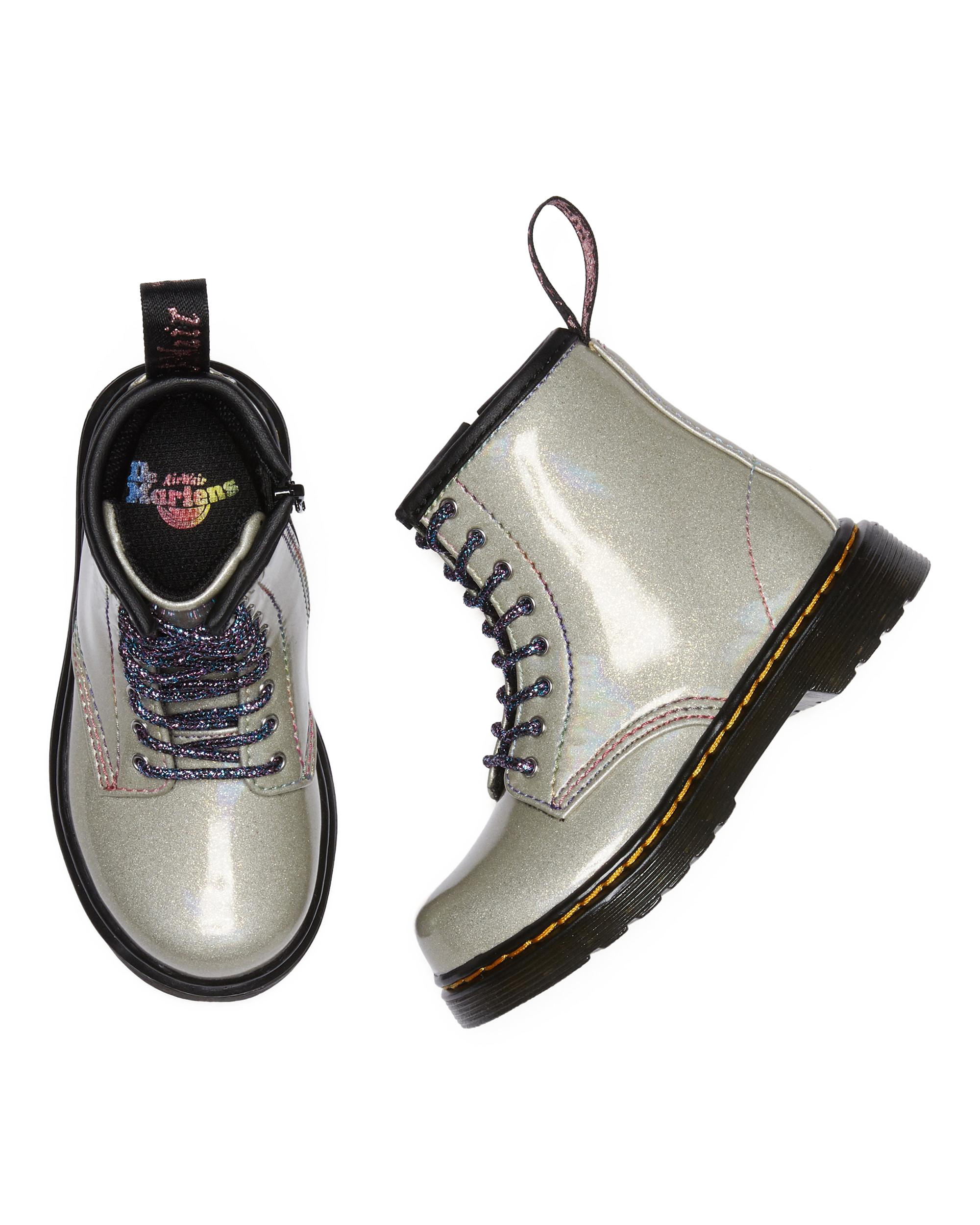 Boots 1460 Sparkle Rays à lacets pour tout-petit