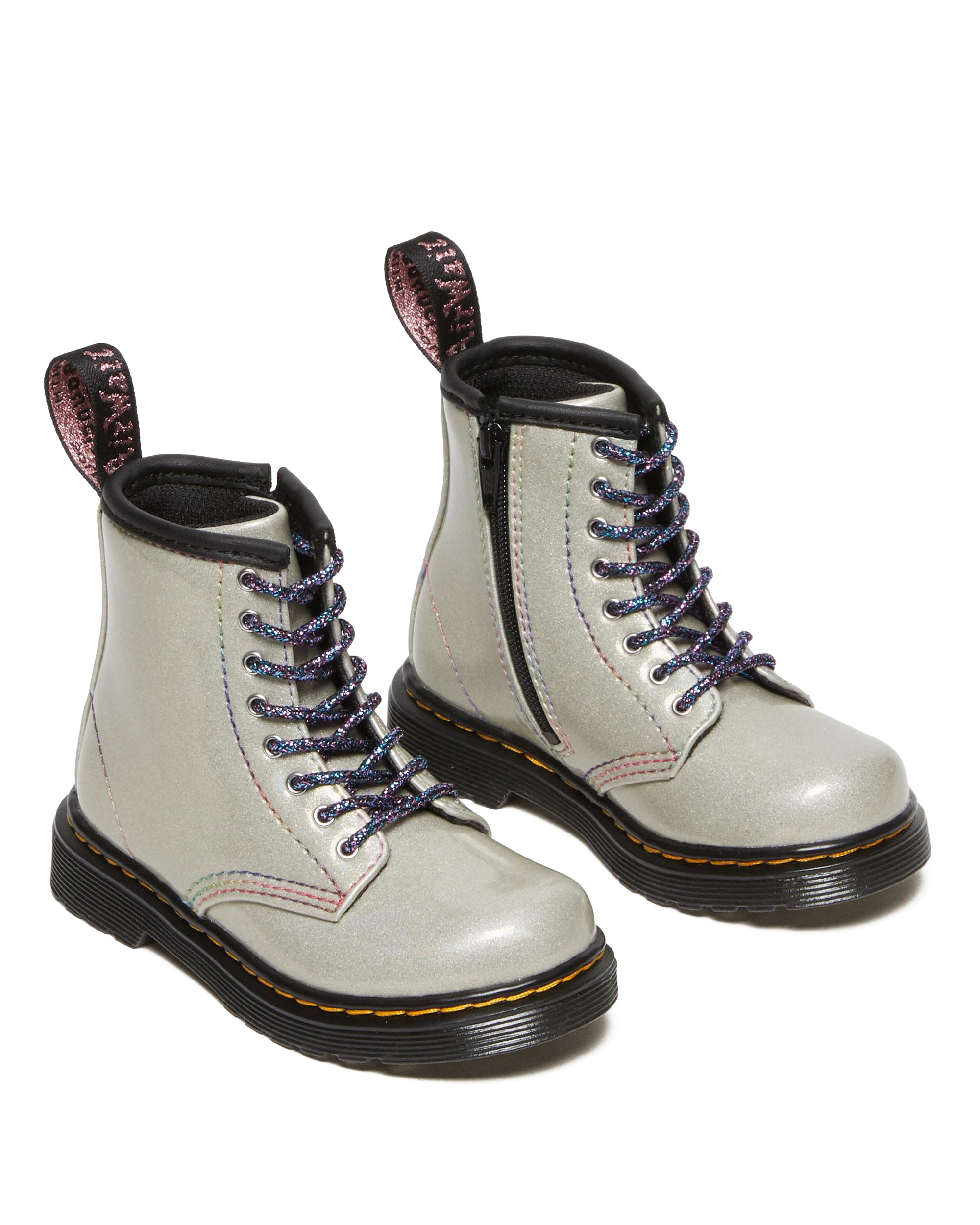 Boots 1460 Sparkle Rays à lacets pour tout-petit