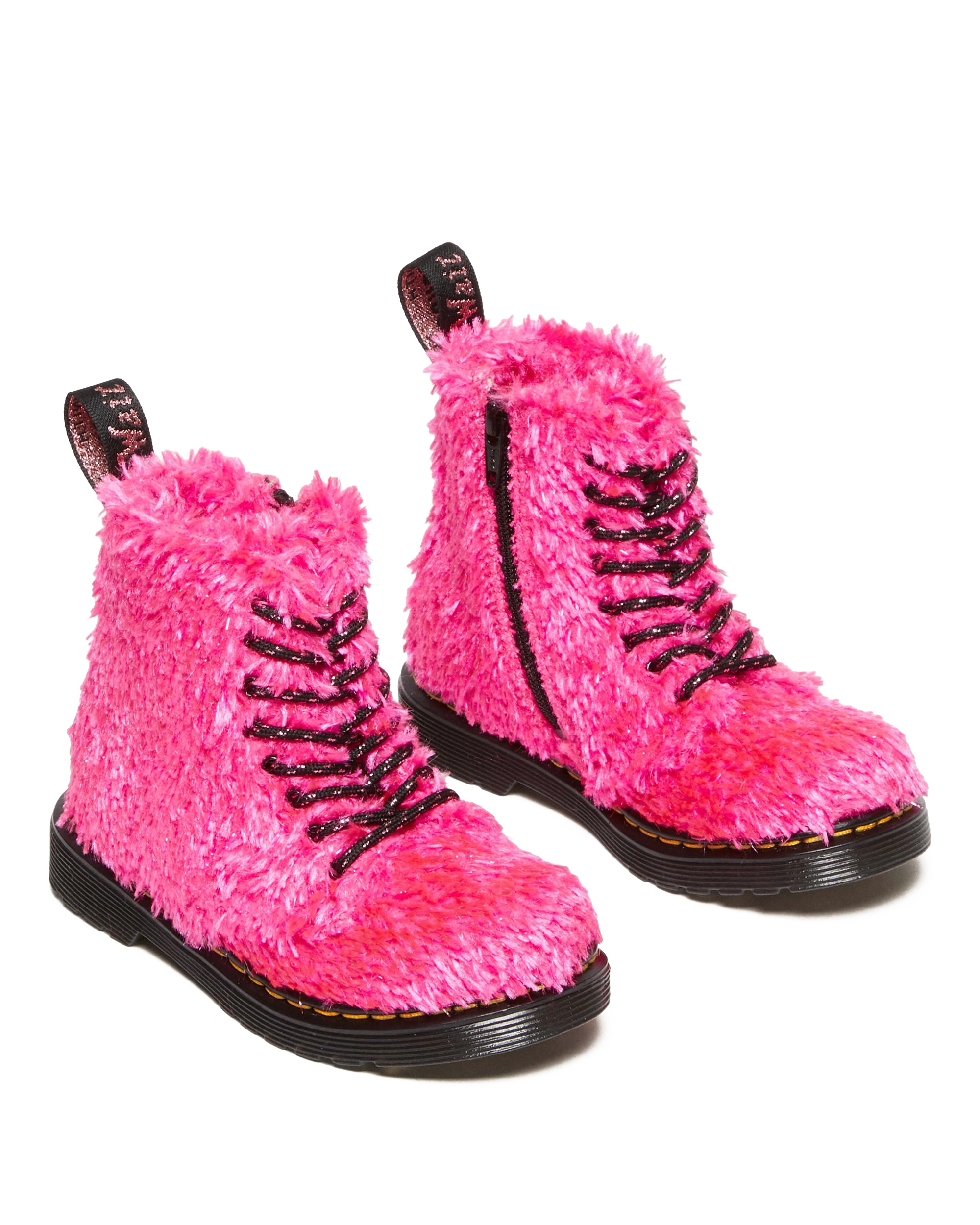 Boots 1460 Pascal Tinsel Fur à lacets pour tout-petit