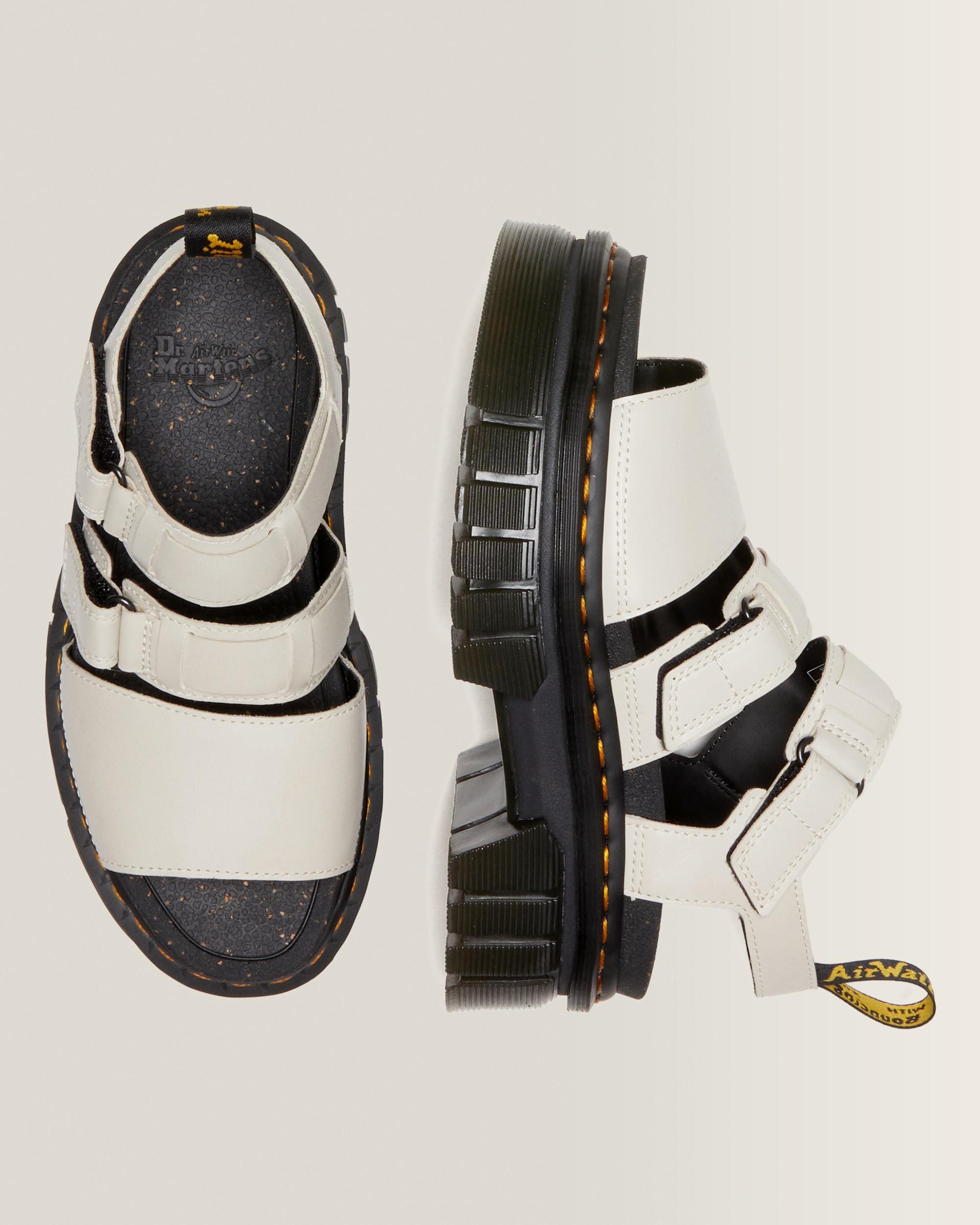 Ricki Nappa Lux Leather 3-Strap Platform Sandals in AIRWAIR | Dr