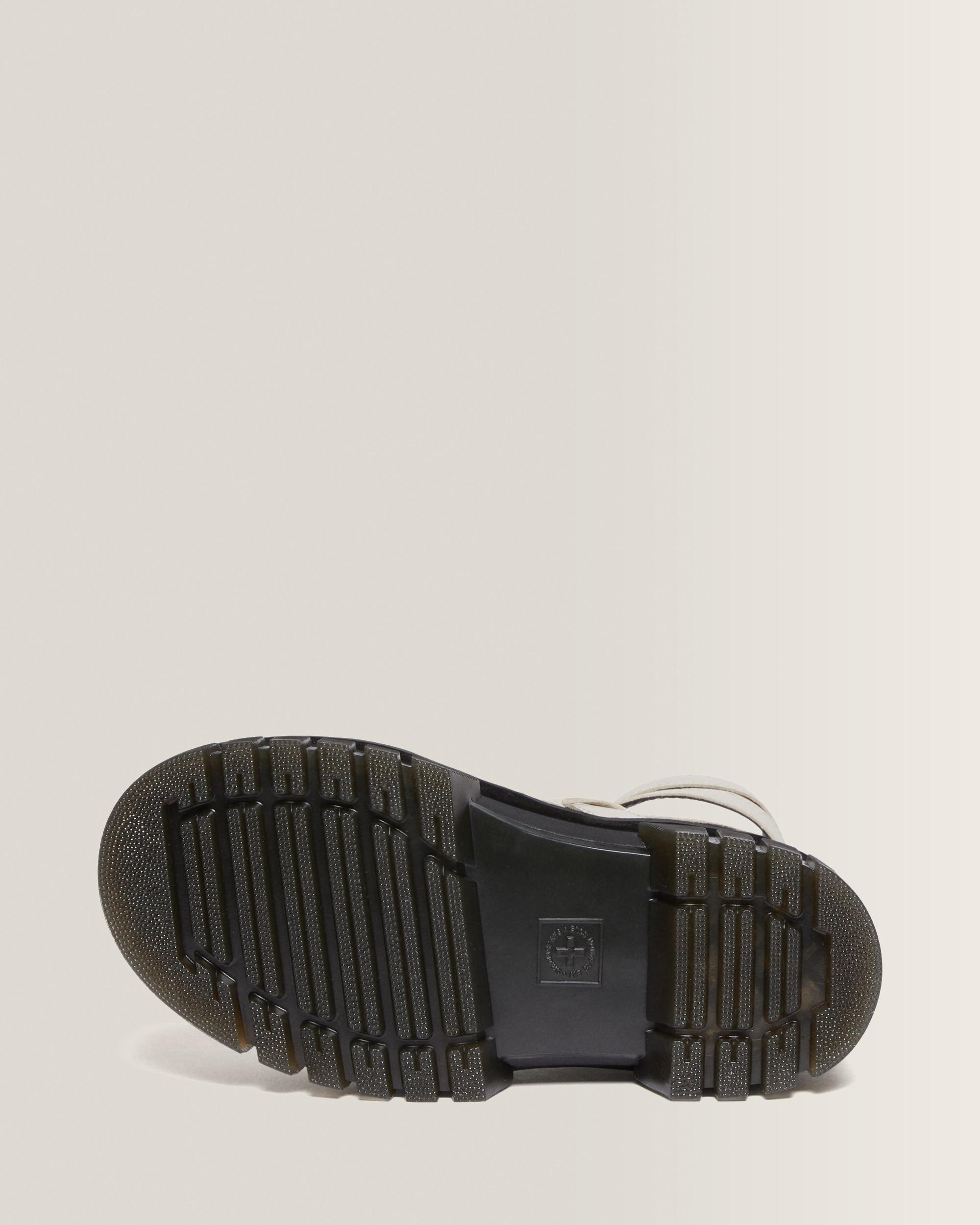 Sandales plateformes montantes Ricki en cuir Nappa Lux