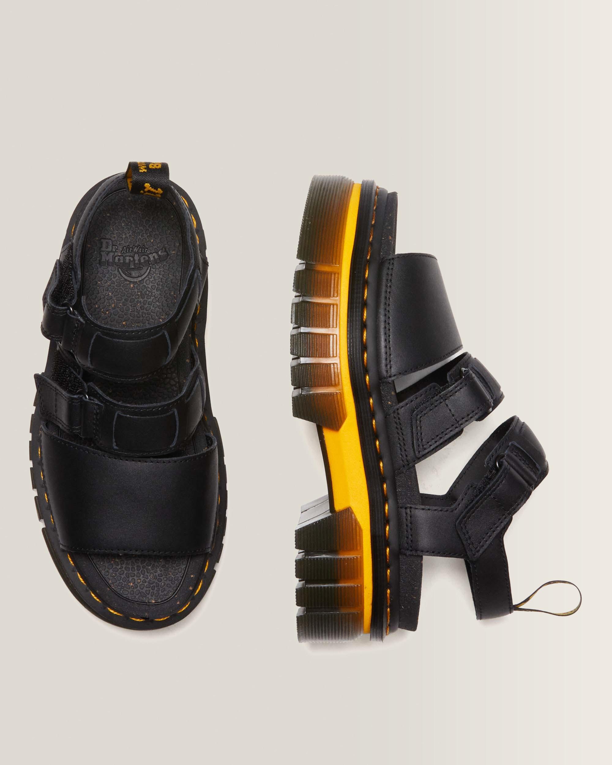 Sandalias con plataforma Ricki Contrast Sole de piel con 3 tiras