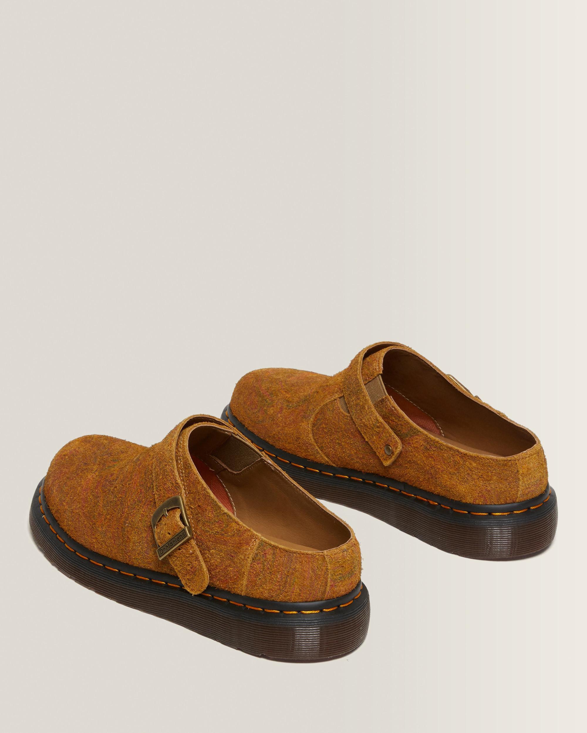 Isham Marbled Suede Slingback Mules