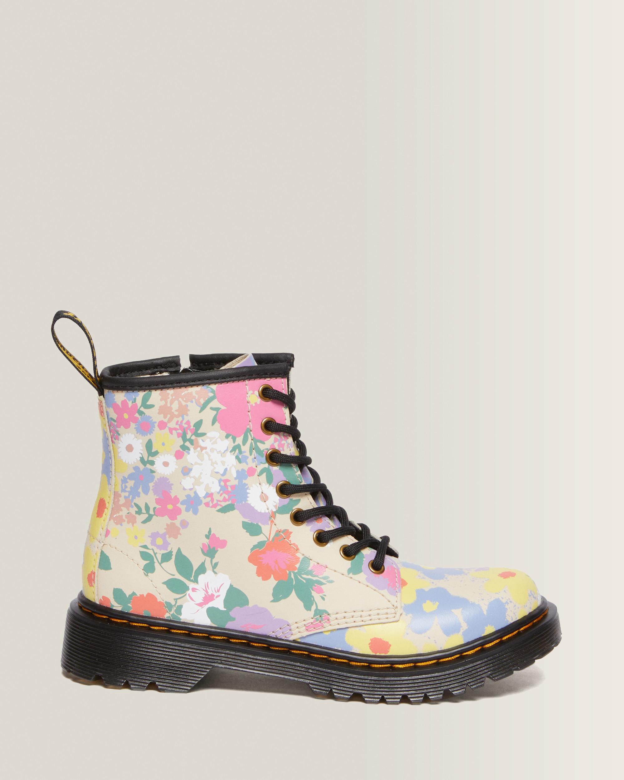 Kinder 1460 Floral Mash Up Hydro Leder Schnürstiefel