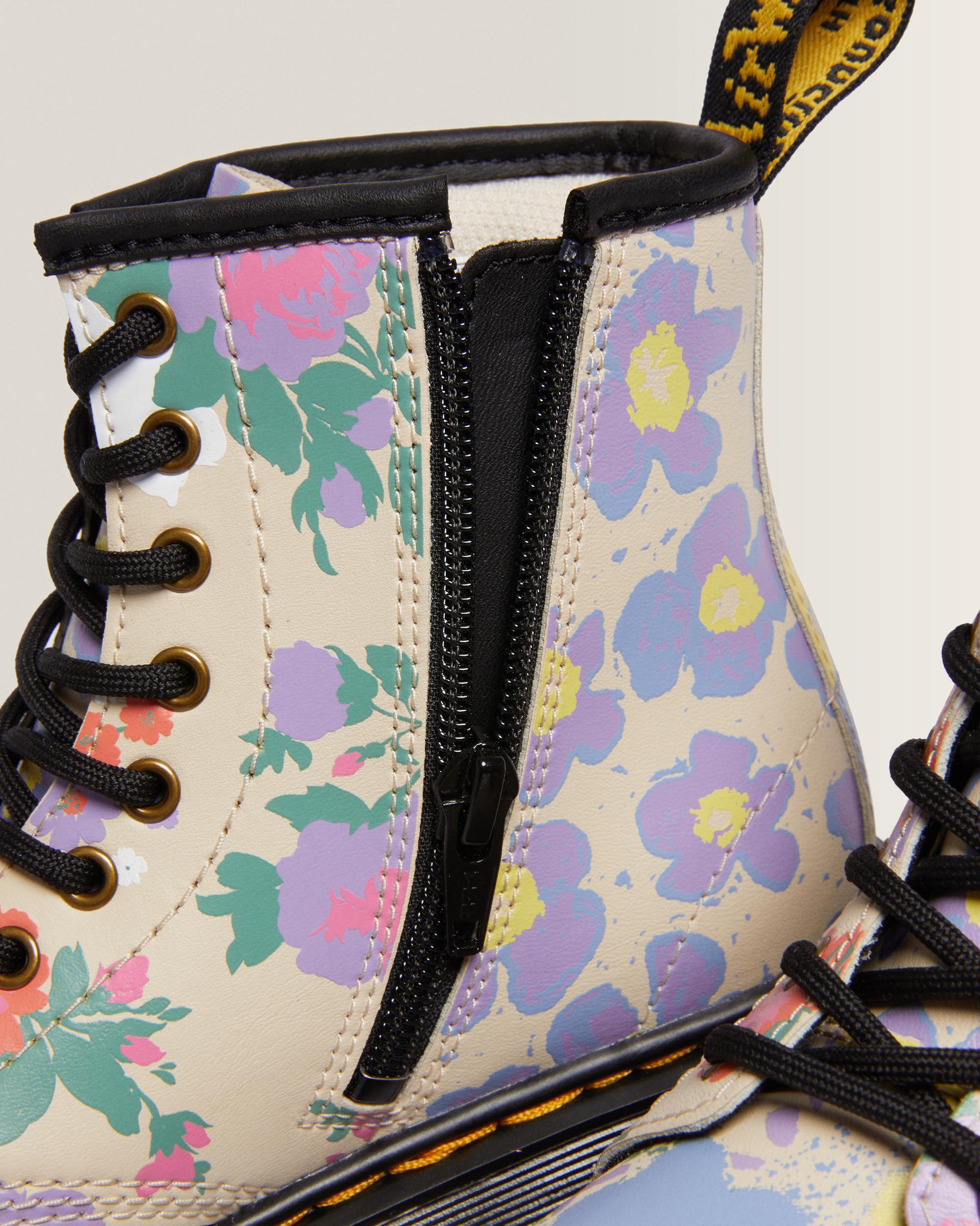 Kinder 1460 Floral Mash Up Hydro Leder Schnürstiefel