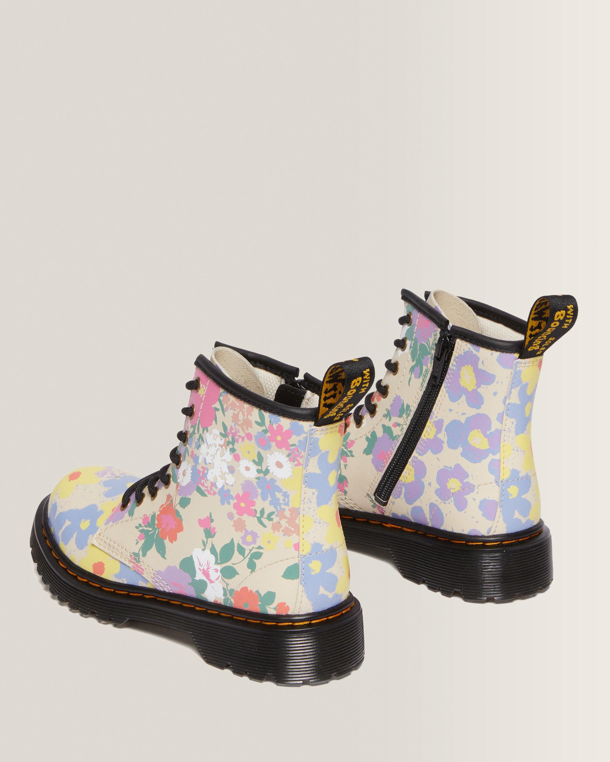 Kinder 1460 Floral Mash Up Hydro Leder Schnürstiefel
