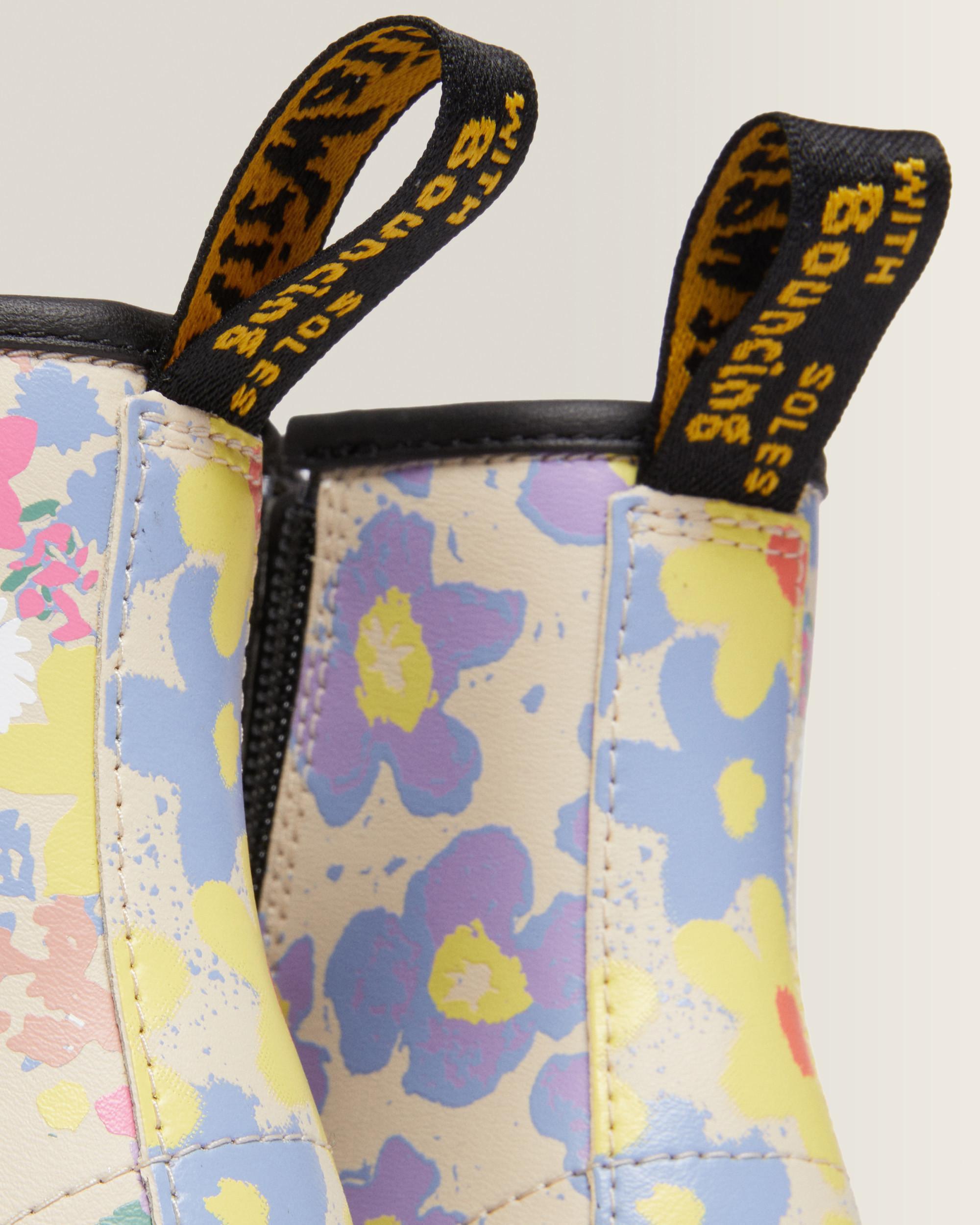 Kinder 1460 Floral Mash Up Hydro Leder Schnürstiefel