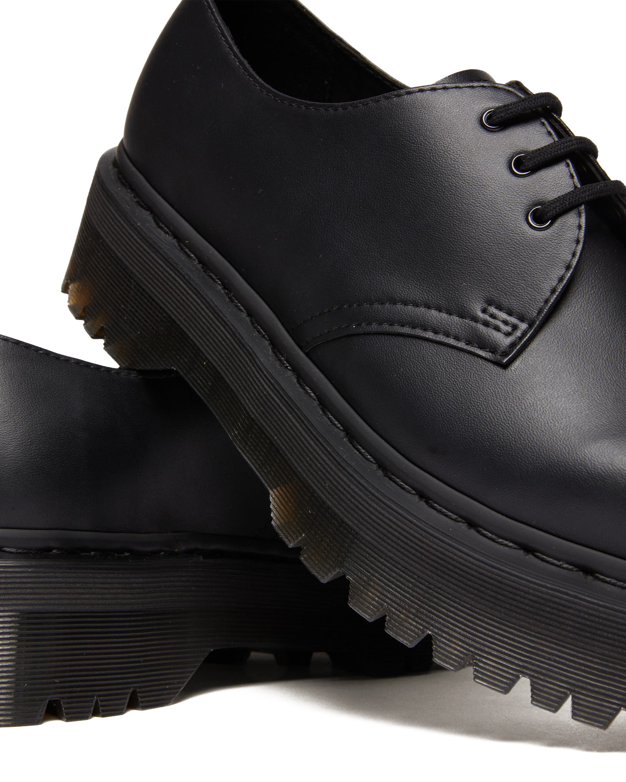 1461 Felix Quad Mono Vegan Platform Shoes in Black | Dr. Martens™