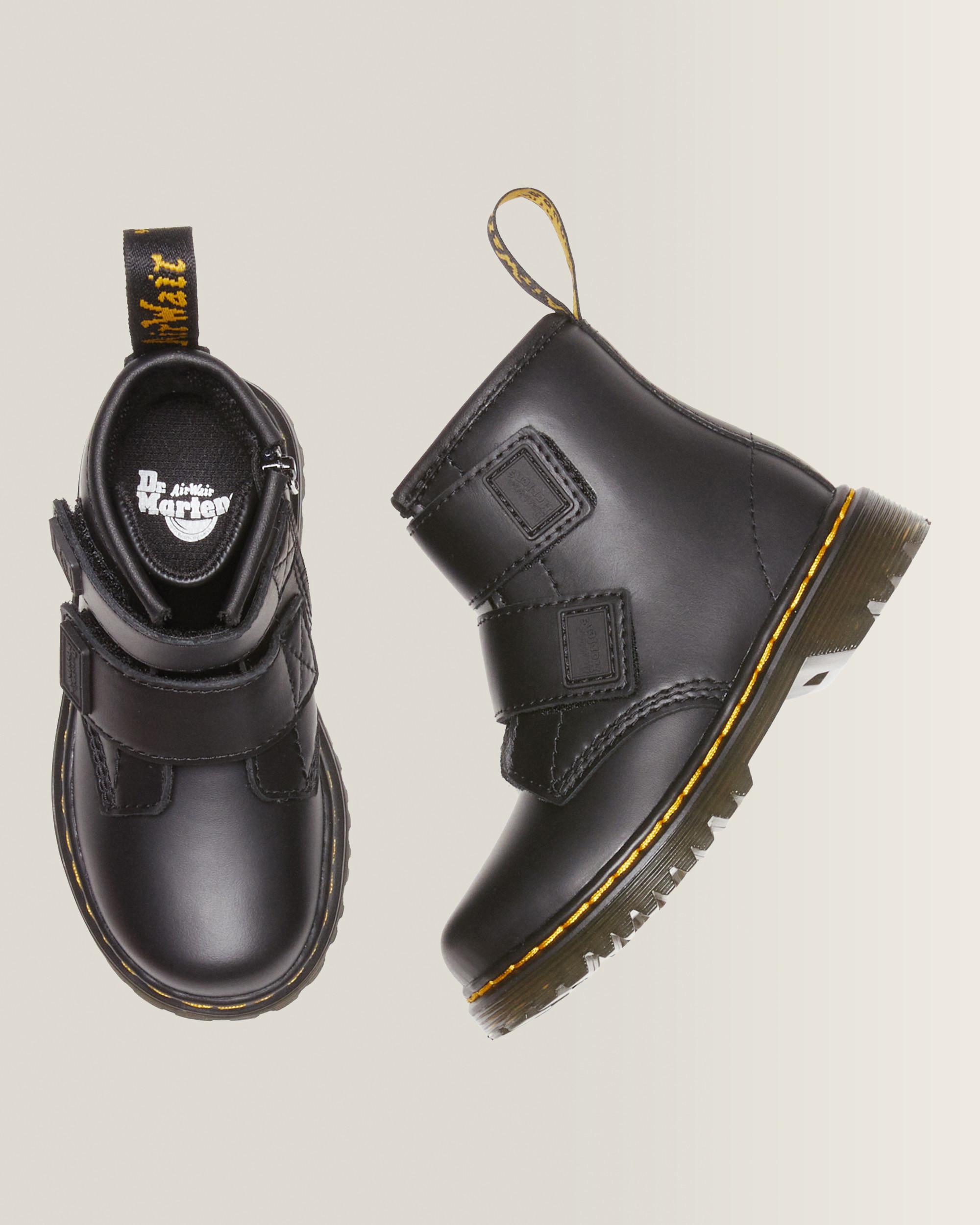 Kleinkind 1460 Leder Riemensandalen mit Klettverschluss