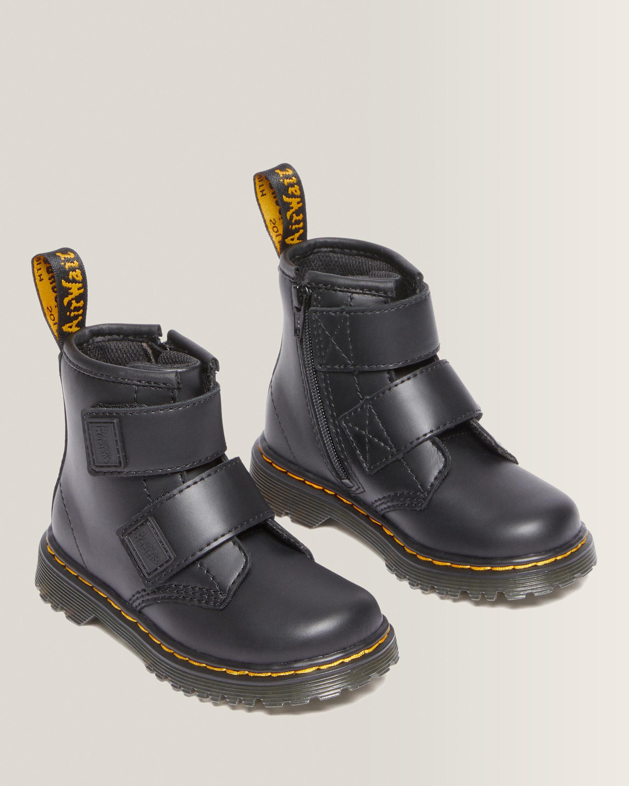 Kleinkind 1460 Leder Riemensandalen mit Klettverschluss