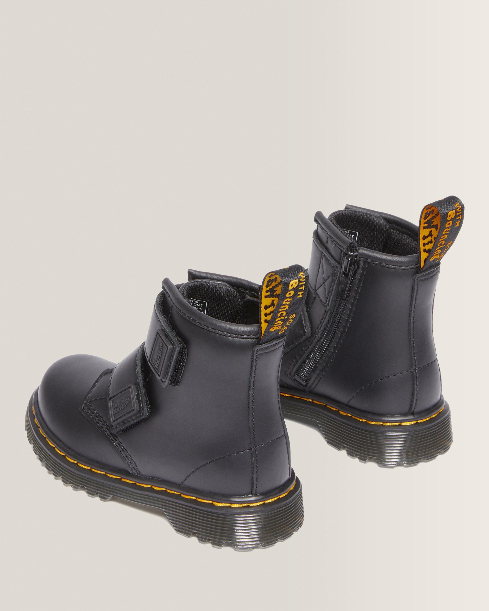 Kleinkind 1460 Leder Riemensandalen mit Klettverschluss