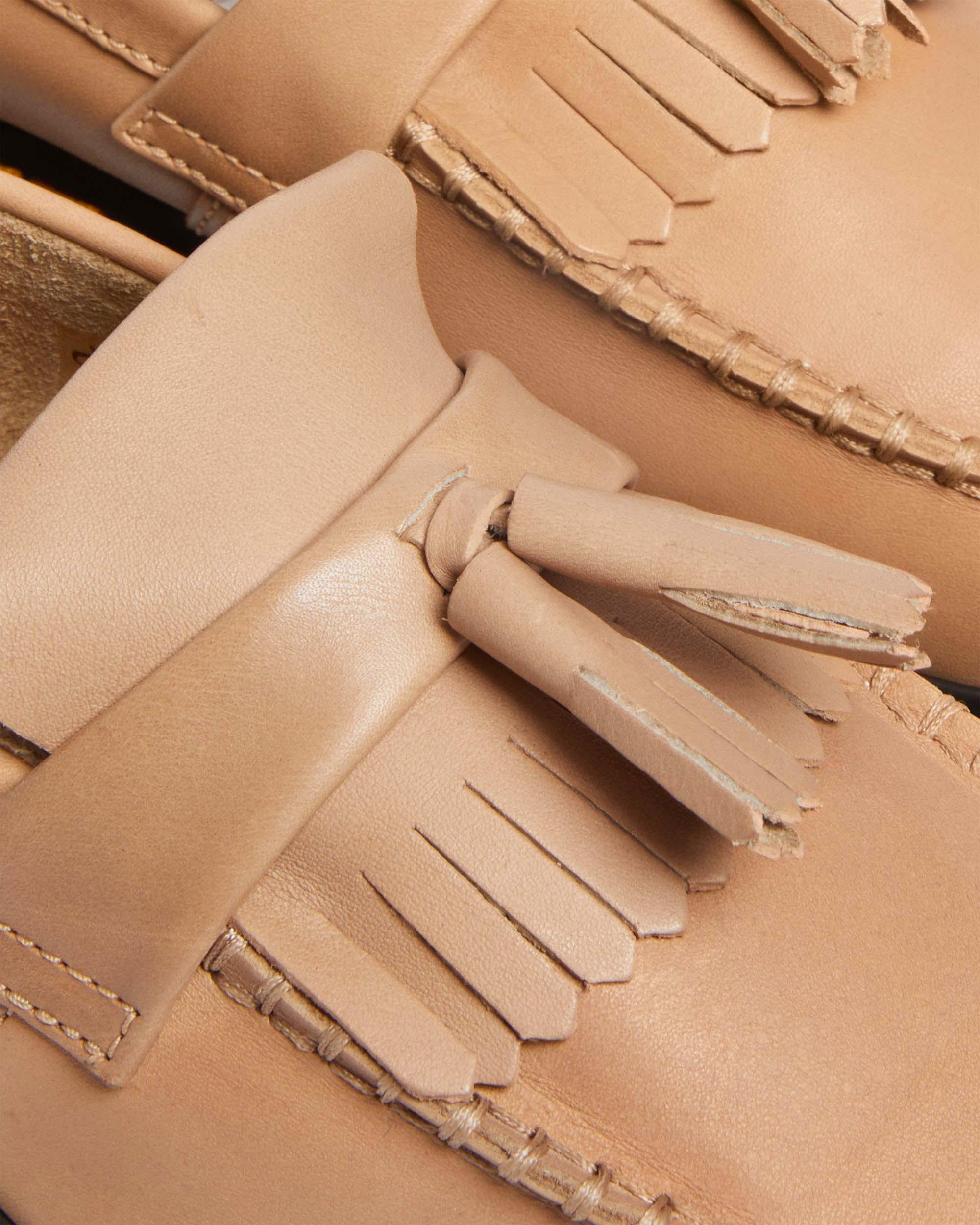 Mocasines Adrian de piel Carrara con borla