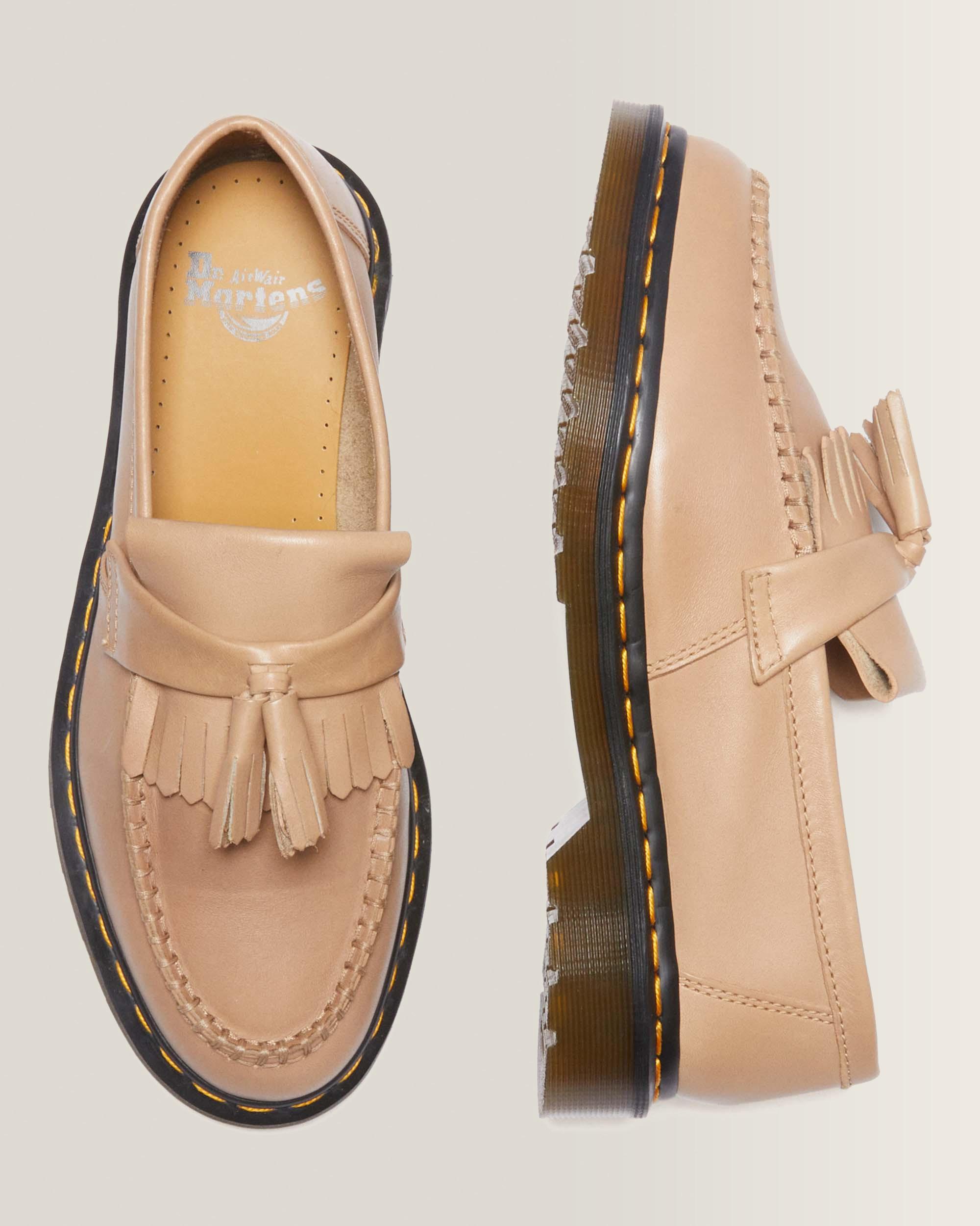 Mocasines Adrian de piel Carrara con borla