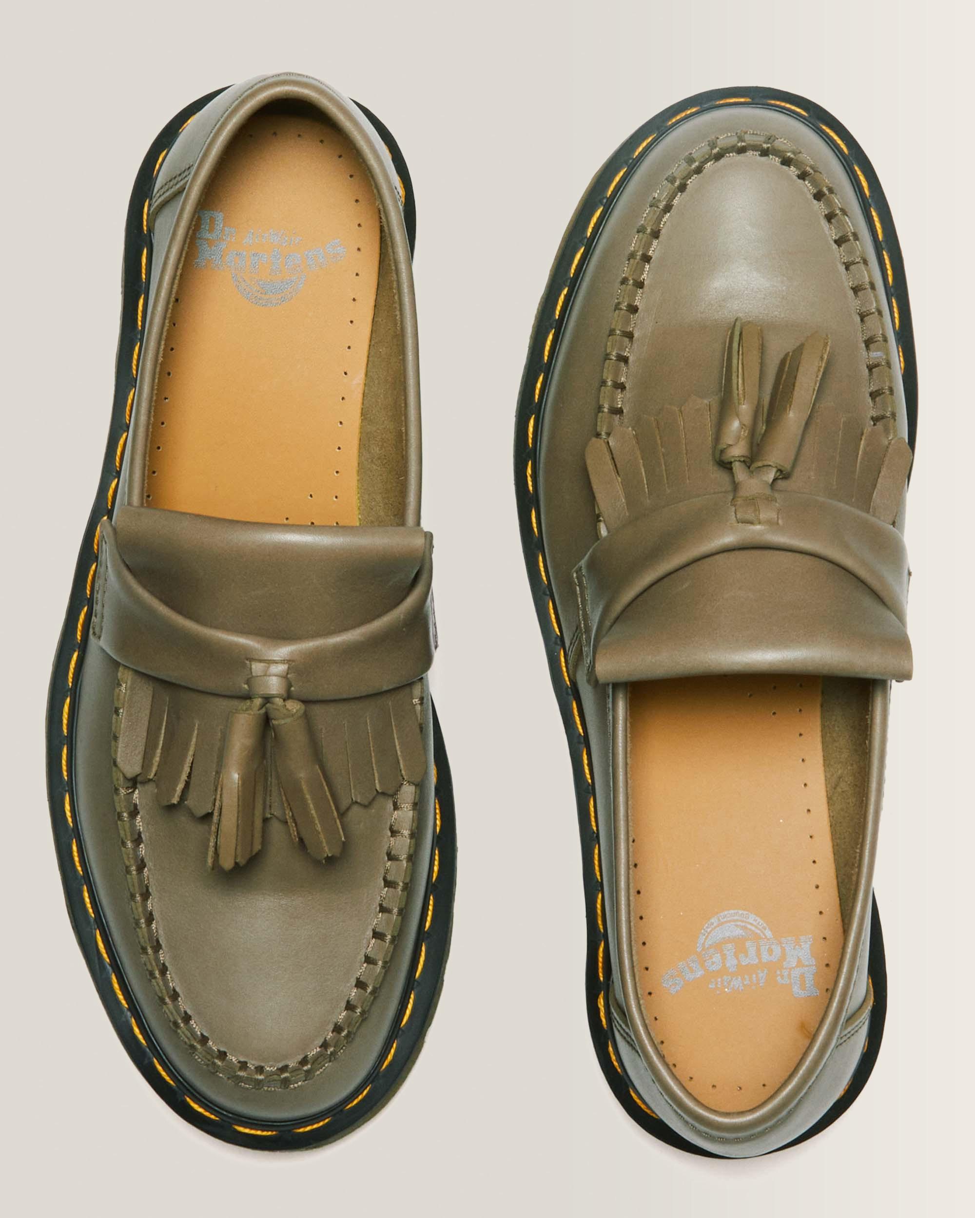 Mocassins Adrian en cuir Carrara à pampilles