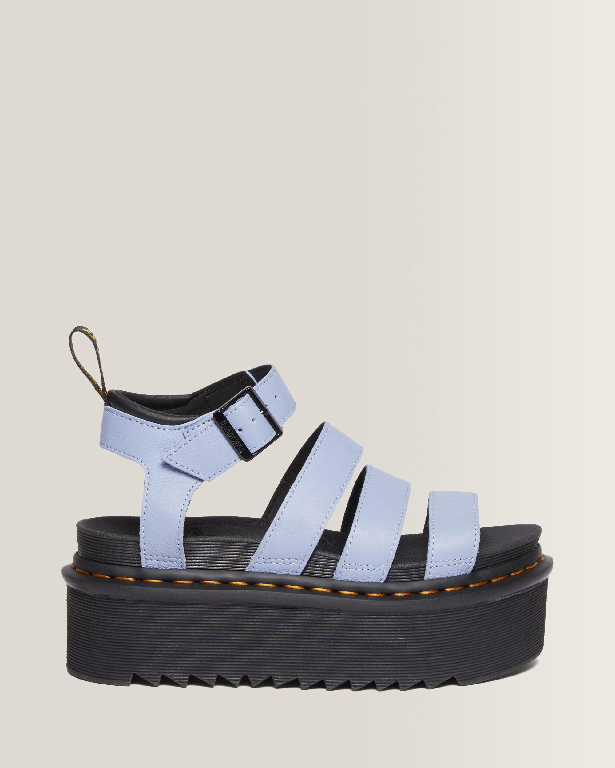 Blaire Quad Pisa Leren Platform Sandalen met Band