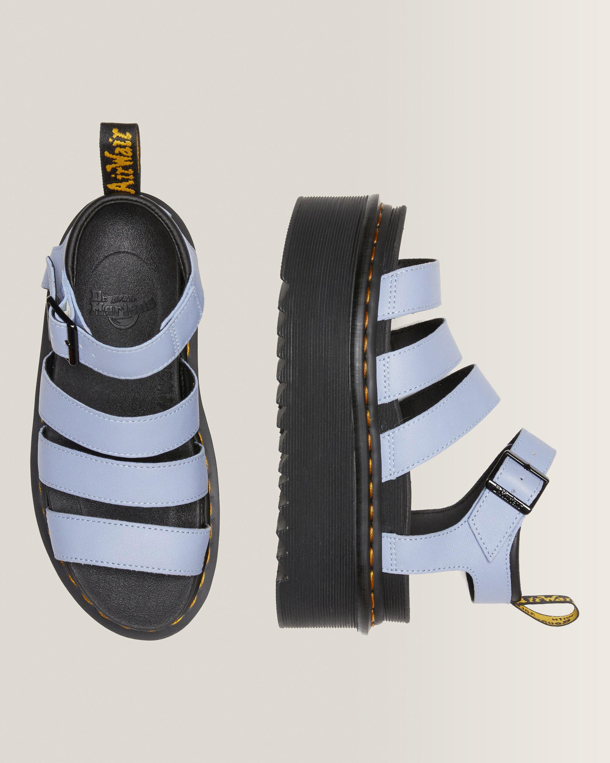 Blaire Quad Pisa Leren Platform Sandalen met Band