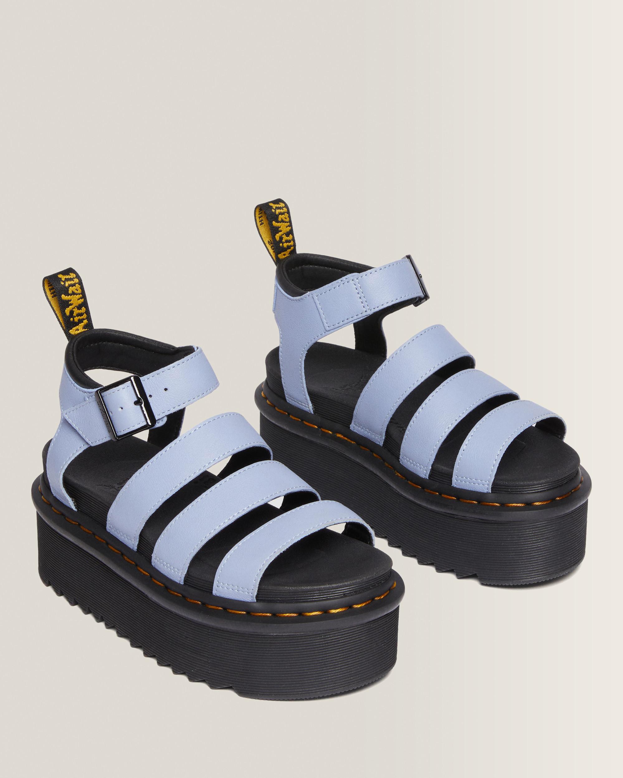 Blaire Quad Pisa Leren Platform Sandalen met Band