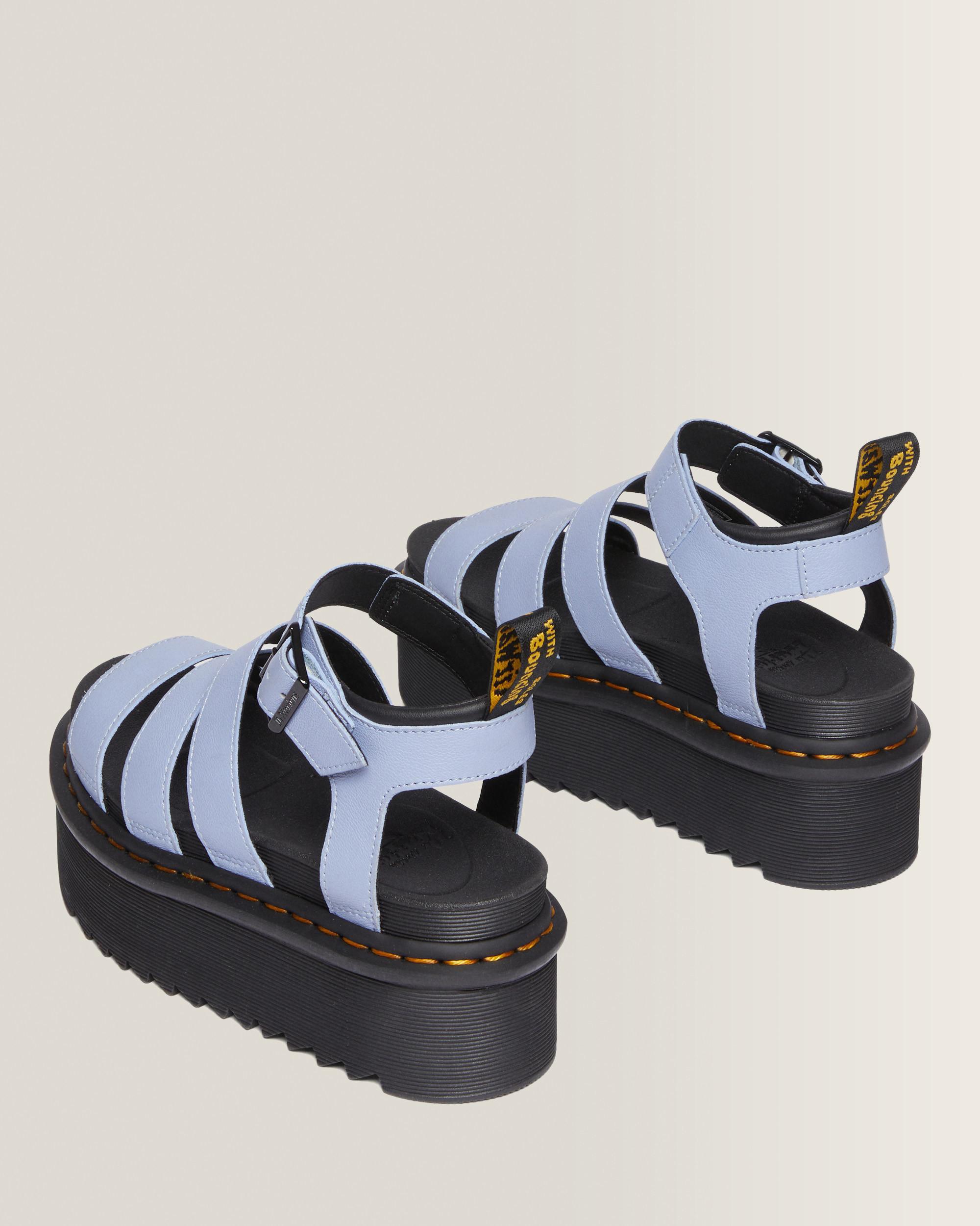 Blaire Quad Pisa Leren Platform Sandalen met Band