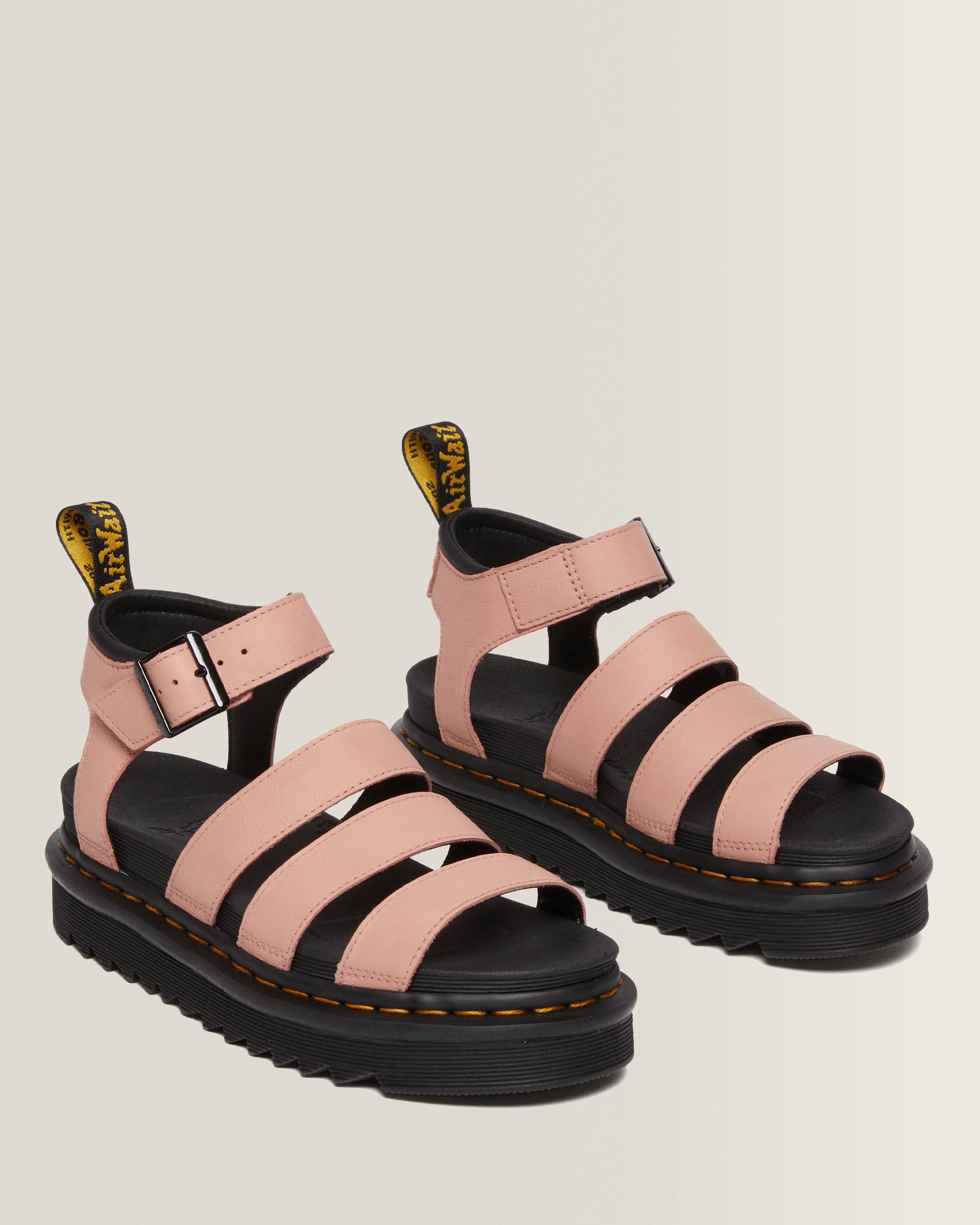 Sandales plateformes Blaire en cuir Pisa à brides