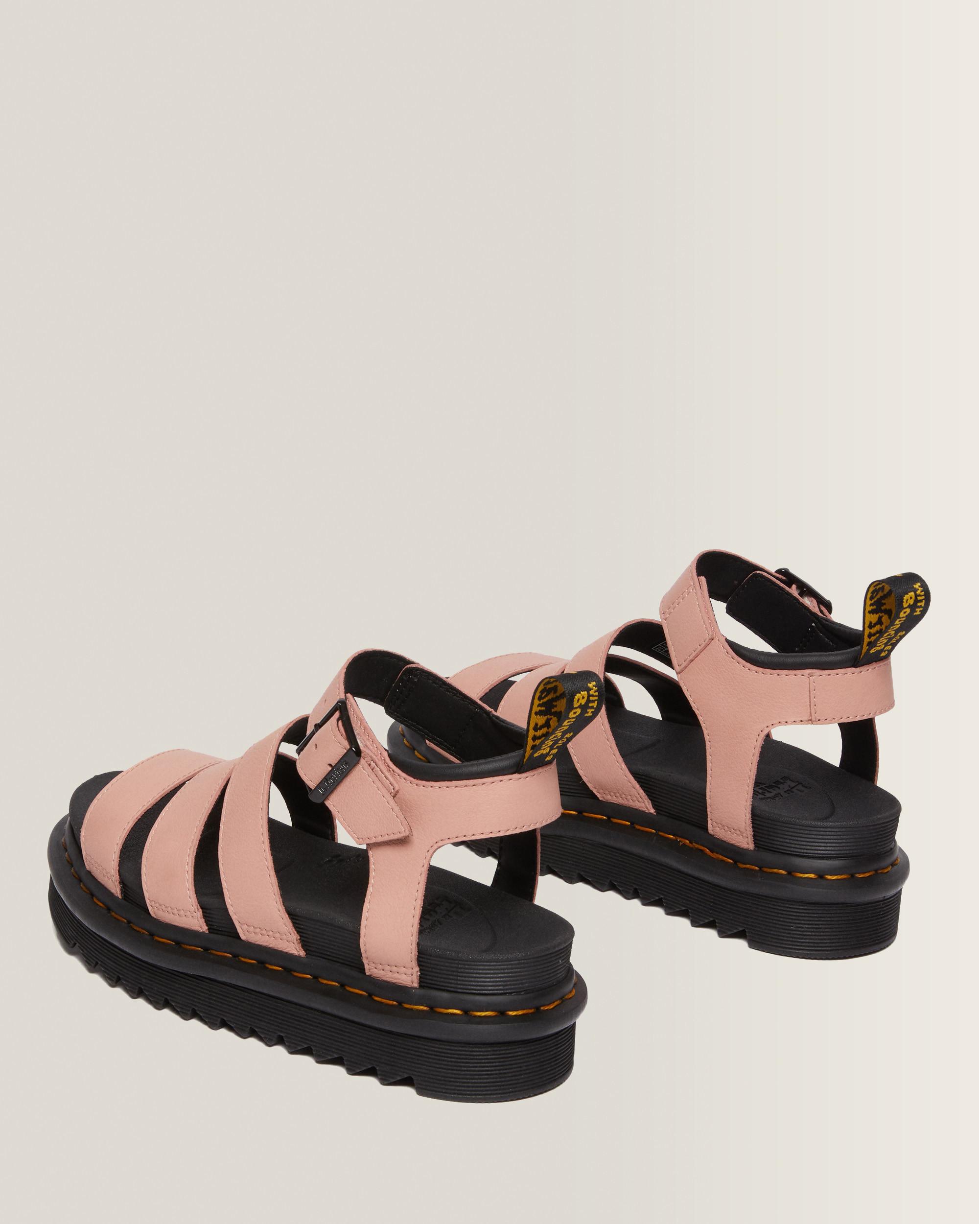Sandales plateformes Blaire en cuir Pisa à brides