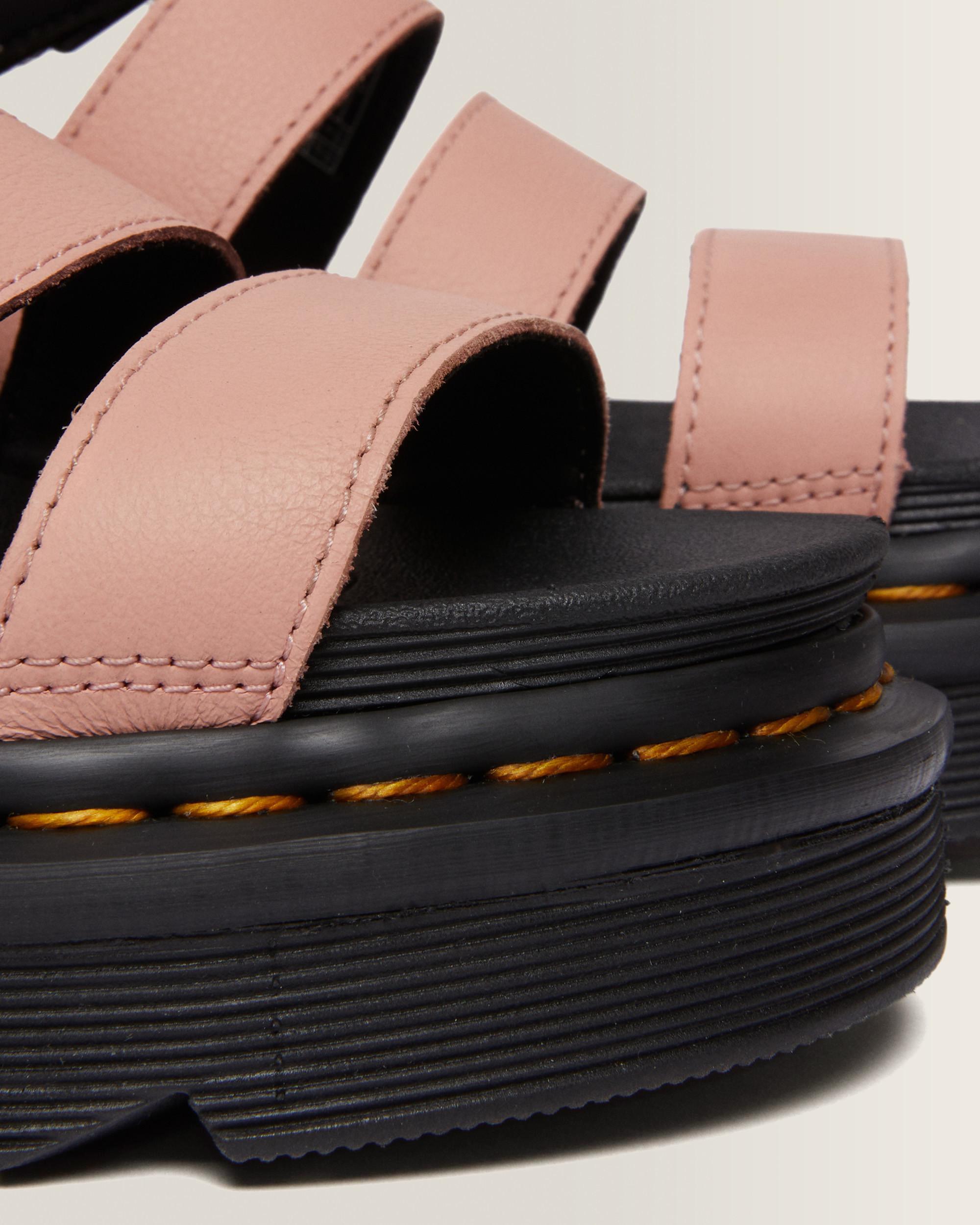 Sandales plateformes Blaire en cuir Pisa à brides