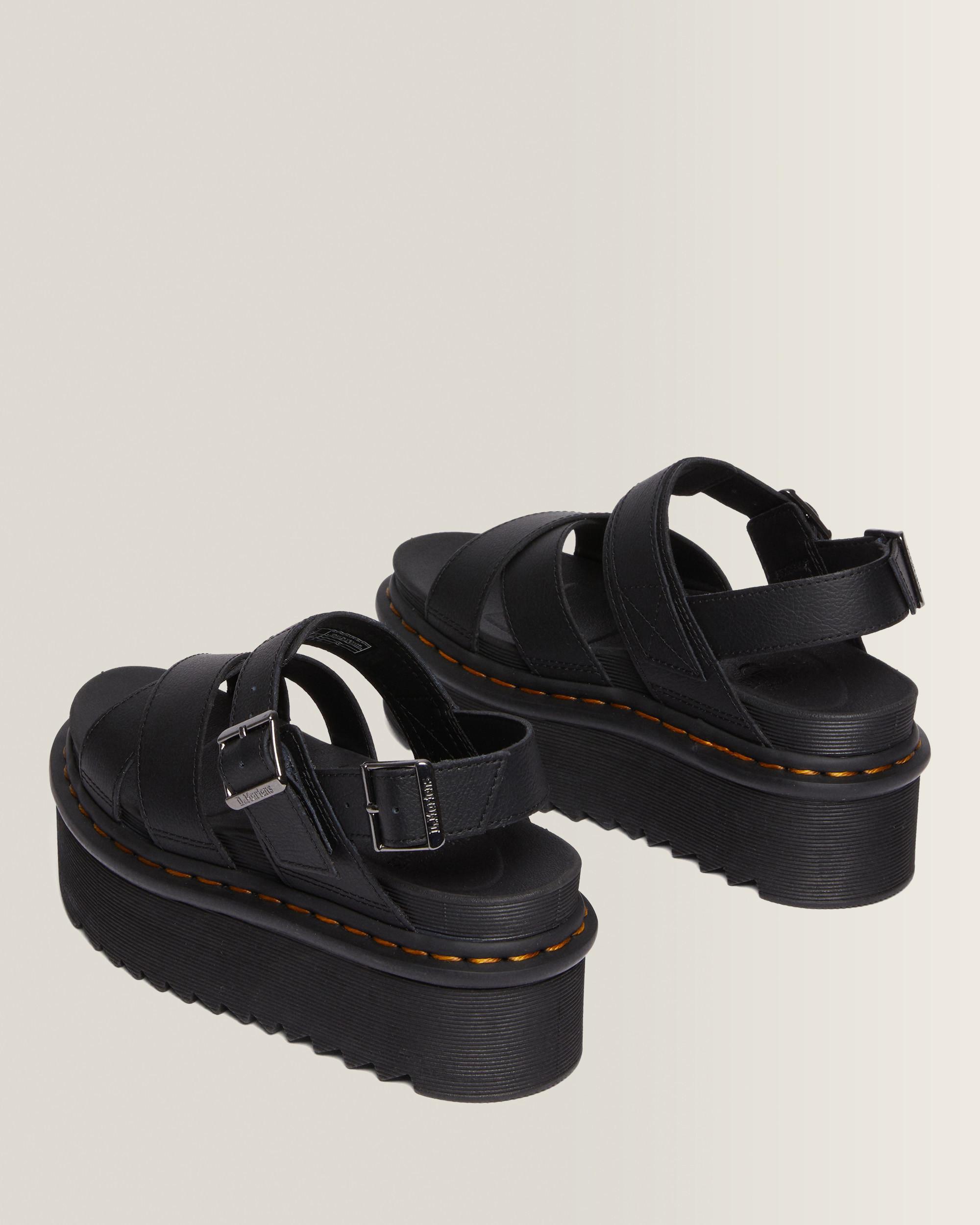 Voss II Athena Leather Strap Platform Sandals