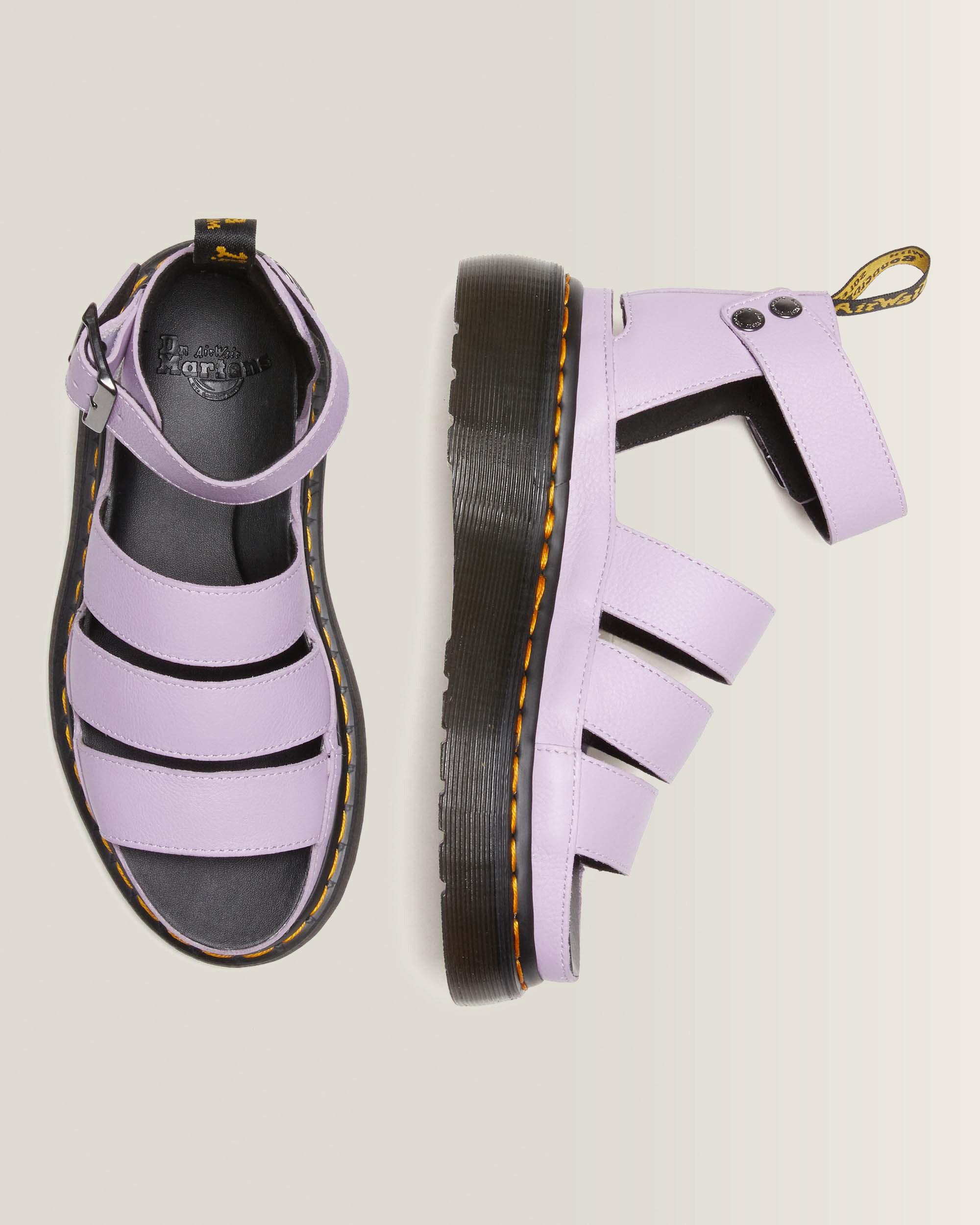 Clarissa II Pisa Leren Platform Sandalen met Riem