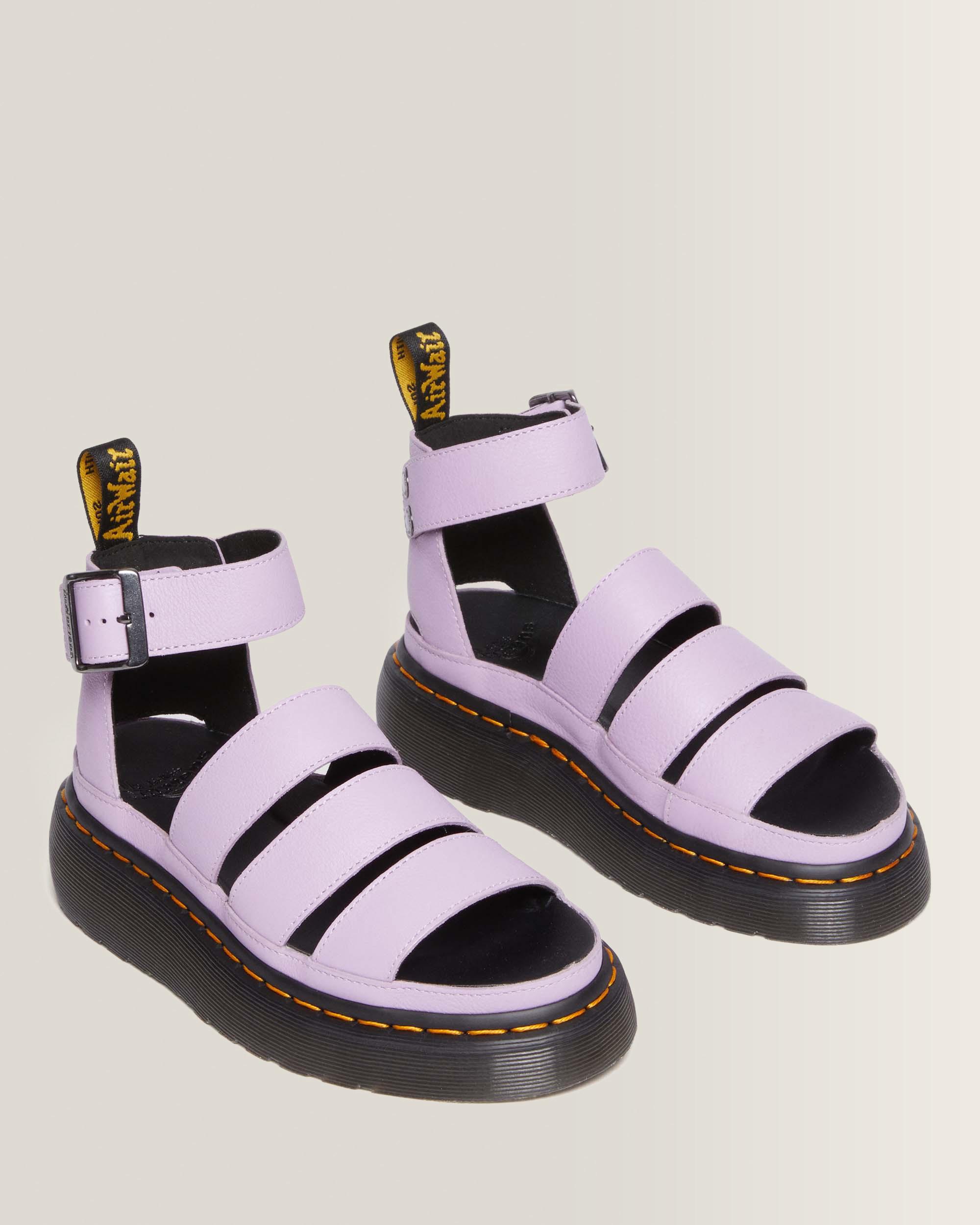 Clarissa II Pisa Leren Platform Sandalen met Riem