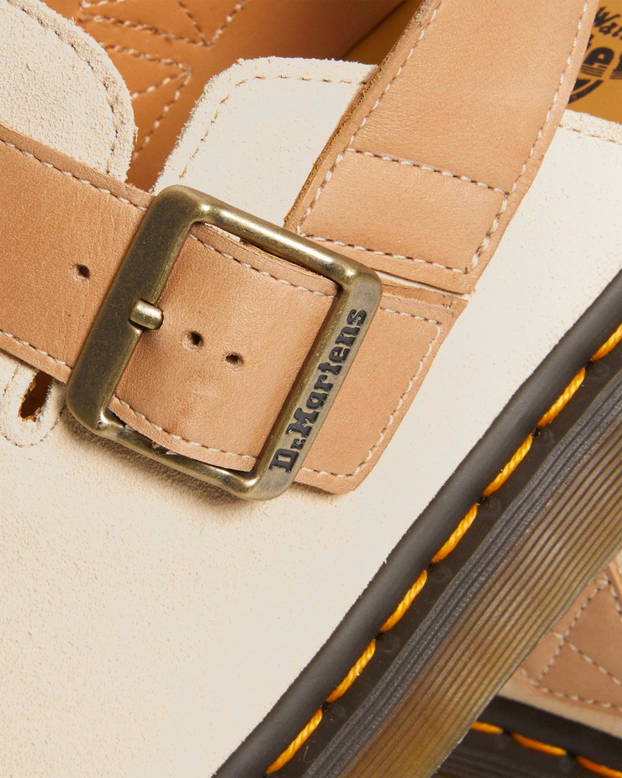 Jorge II Suède & Leren Slingback Mules