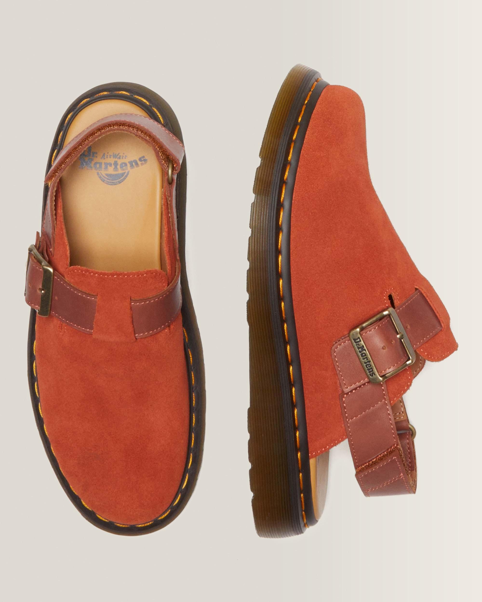 Jorge II Suede & Leather Slingback Mules