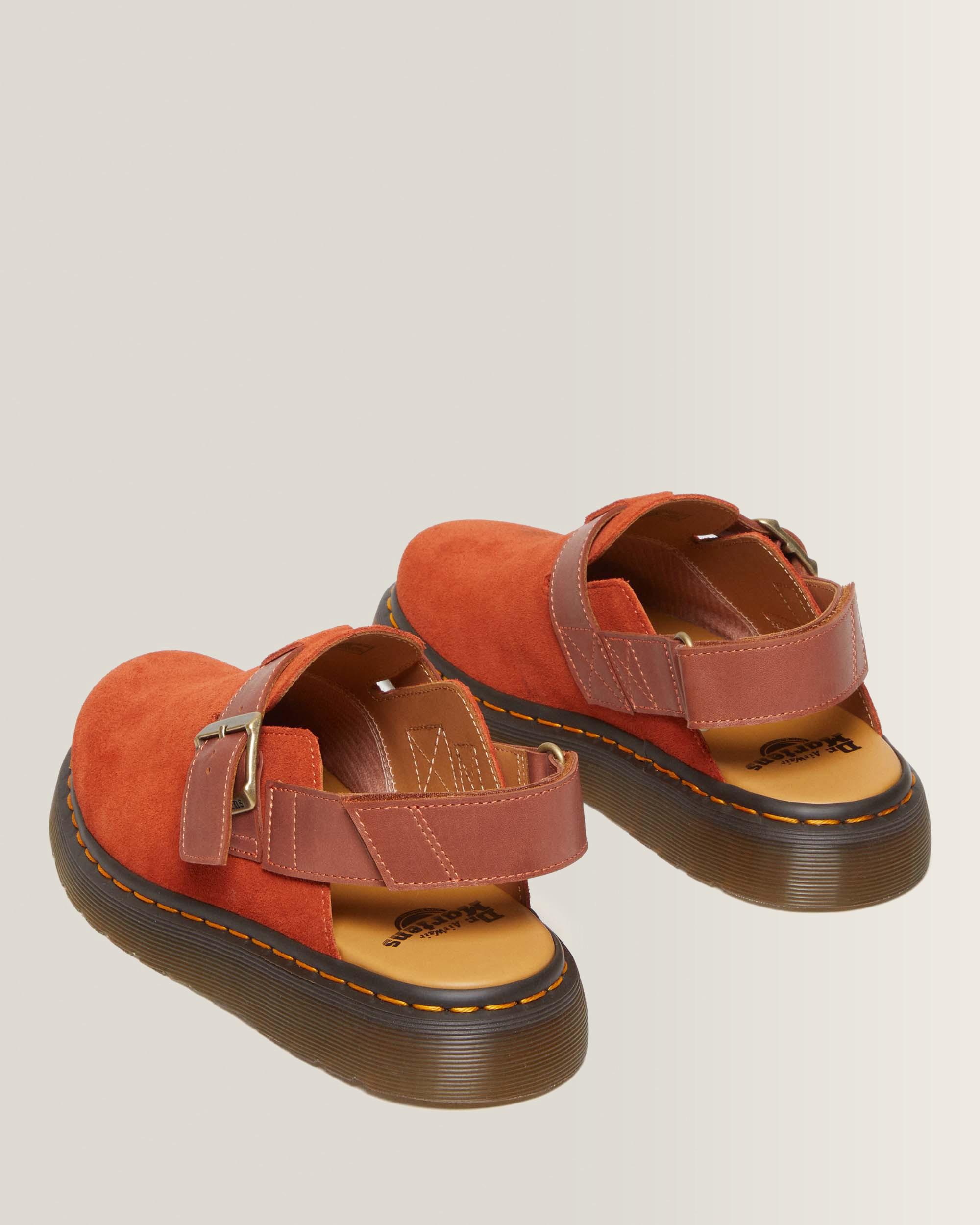Jorge II Suede & Leather Slingback Mules