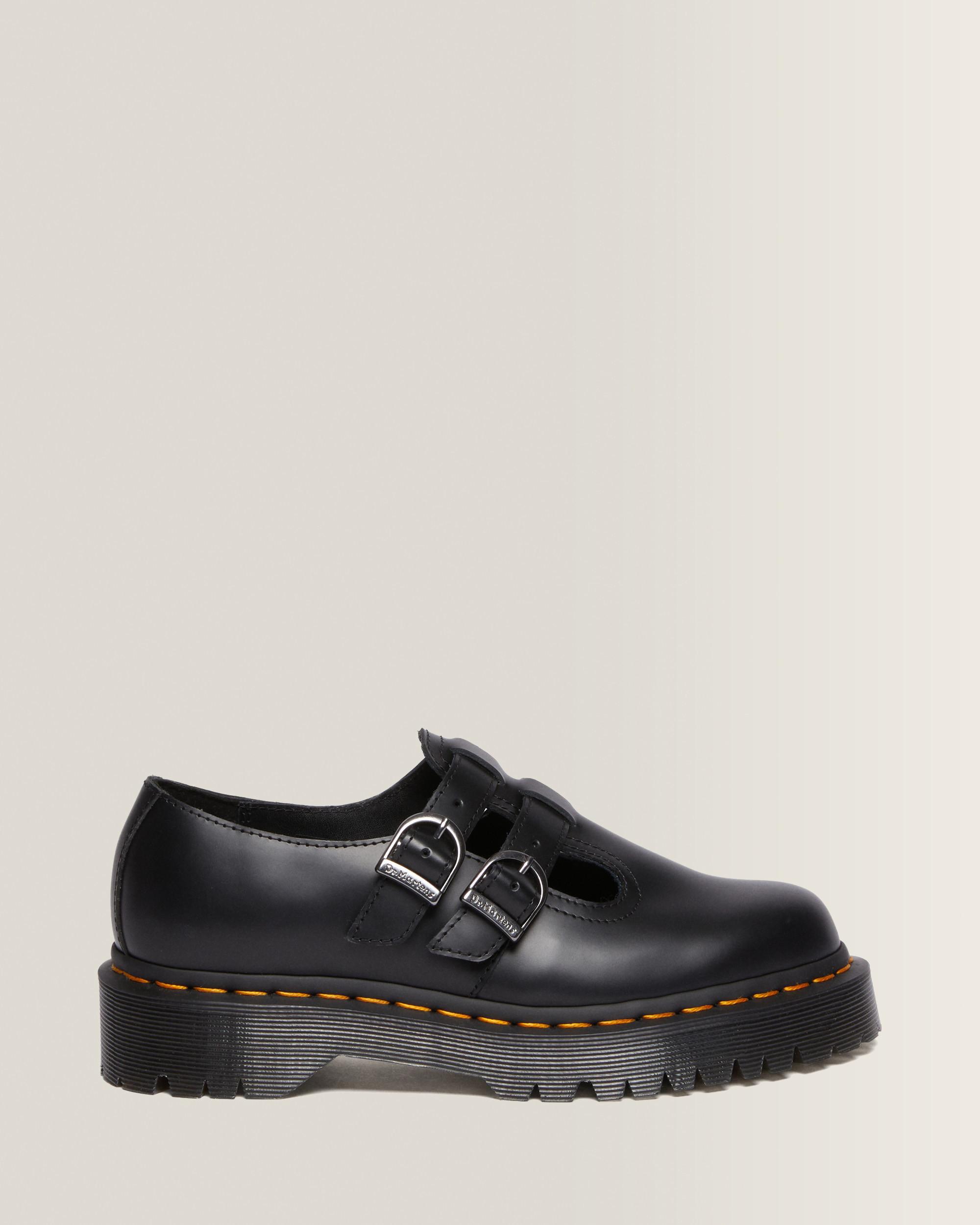 8065 II Bex Glattleder Mary Jane Plateauschuhe
