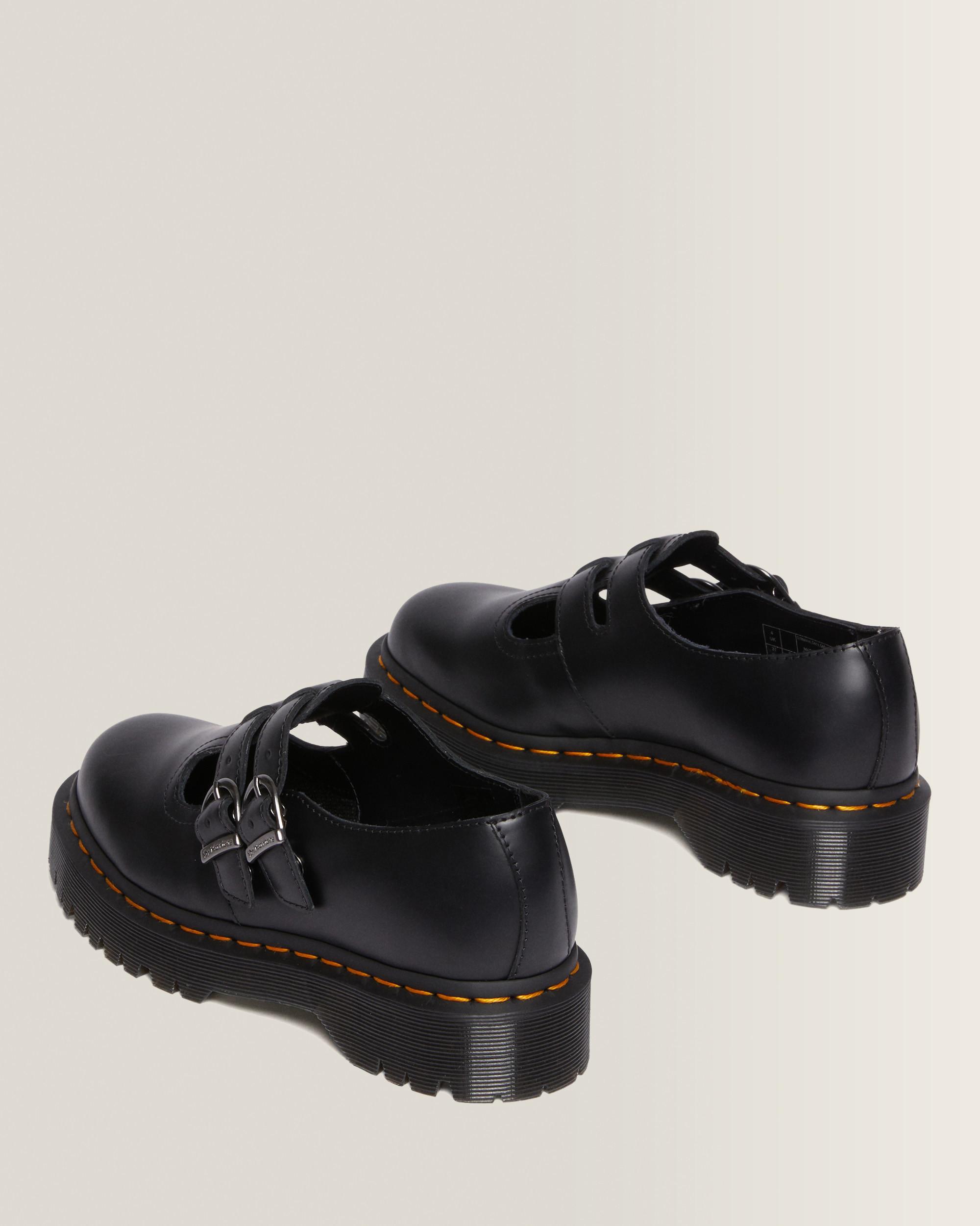 8065 II Bex Glattleder Mary Jane Plateauschuhe