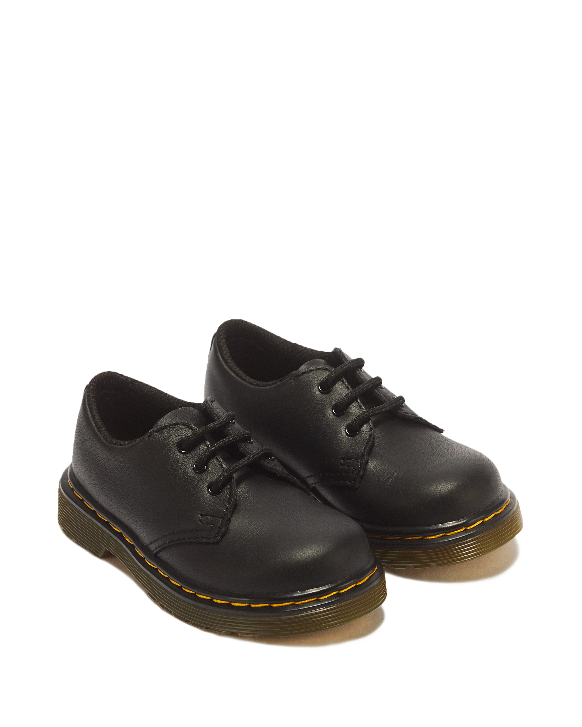 1461 Toddler Softy T Leather Oxford Shoes in BLACK | Dr. Martens™