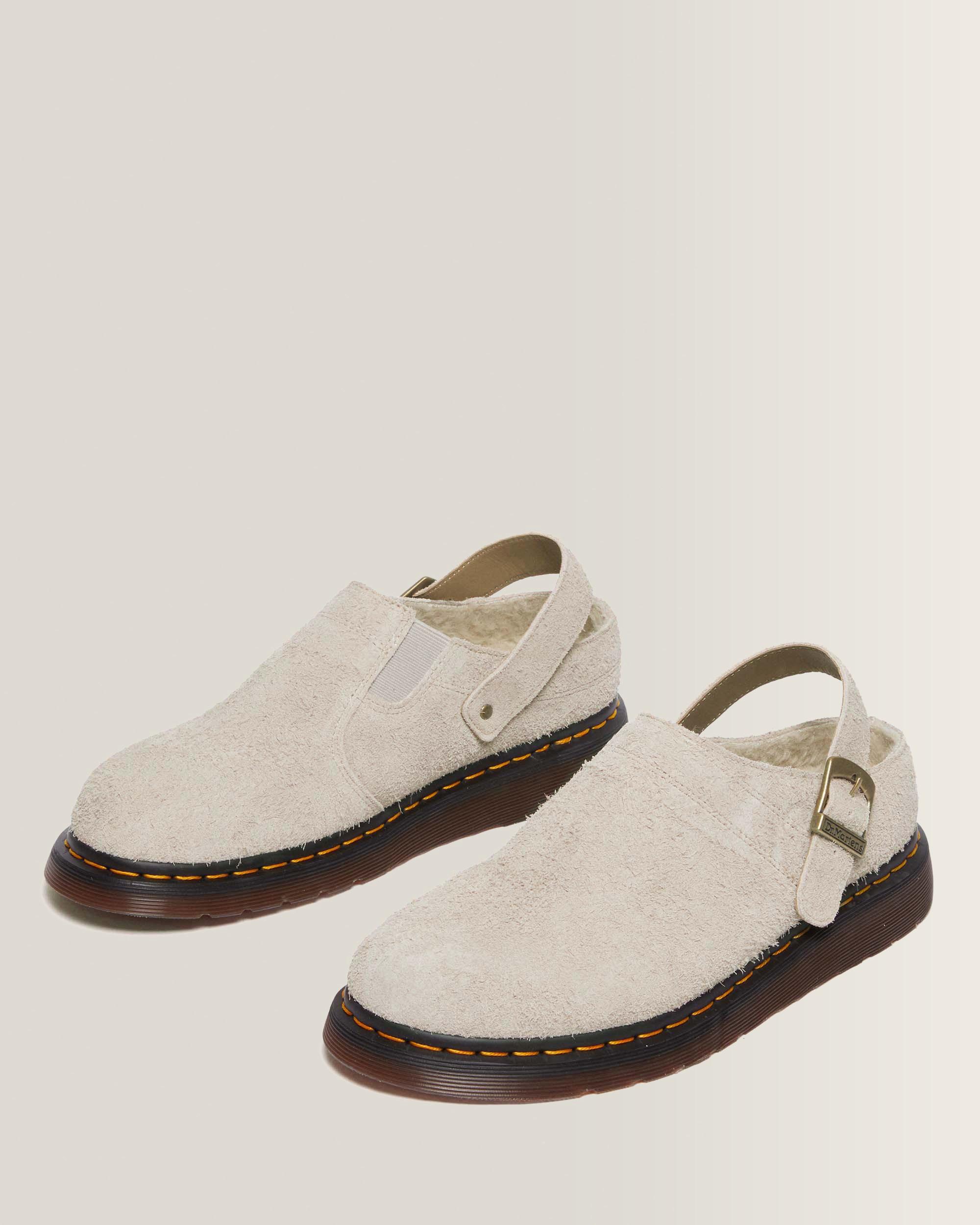 Isham Faux Shearling Lined Suede Mules