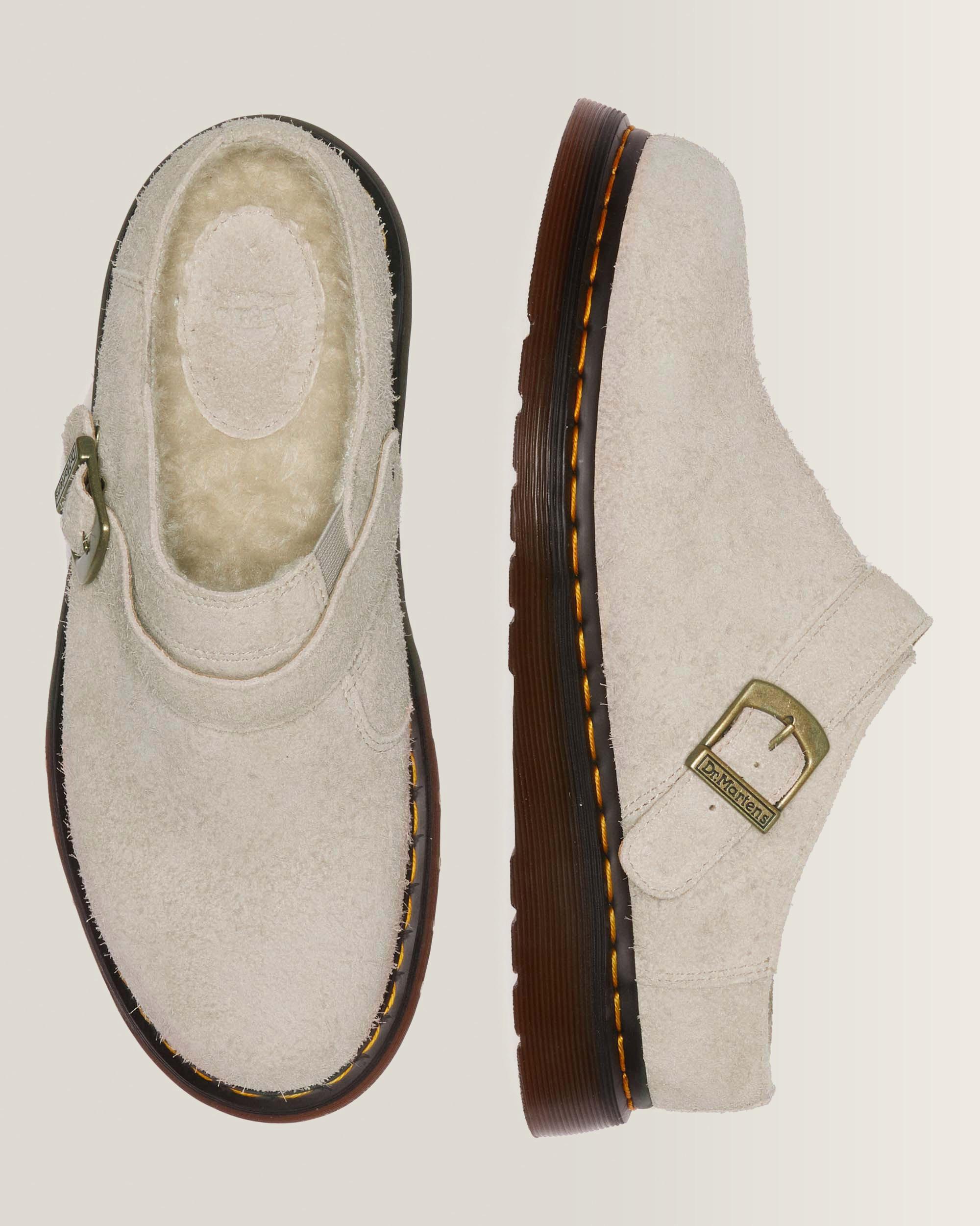 Isham Faux Shearling Lined Suede Mules