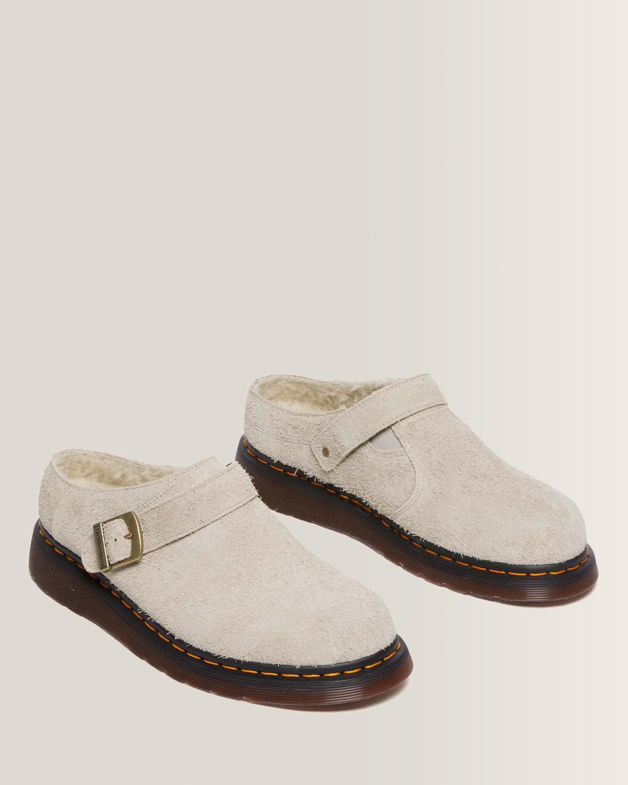 Isham Faux Shearling Lined Suede Mules