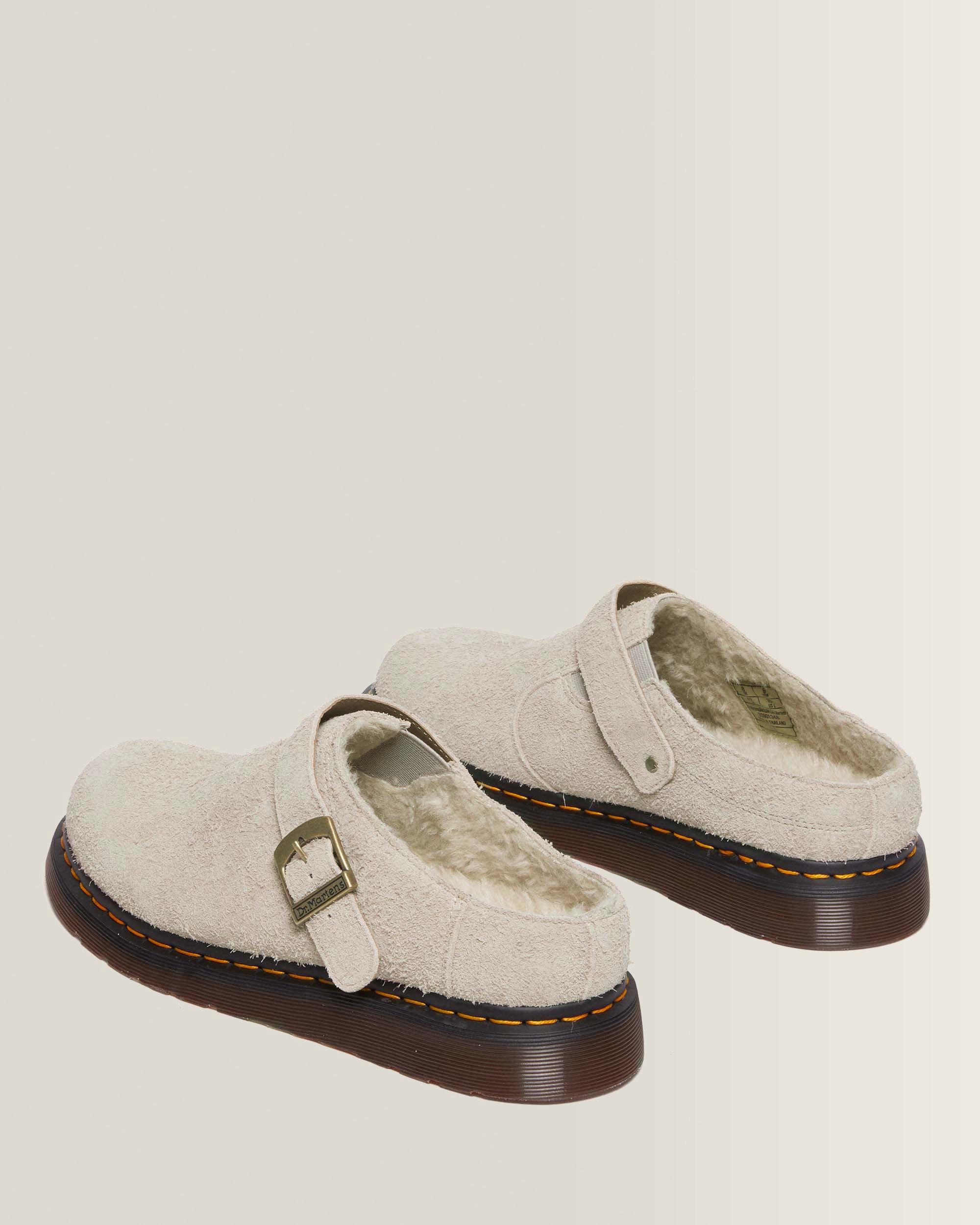 Isham Faux Shearling Lined Suede Mules