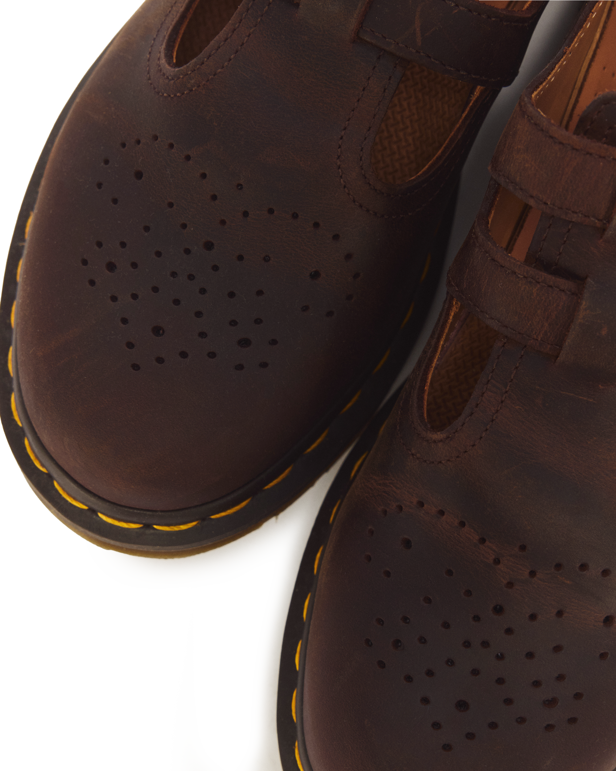8065 Crazy Horse Leder Mary Jane Schuhe
