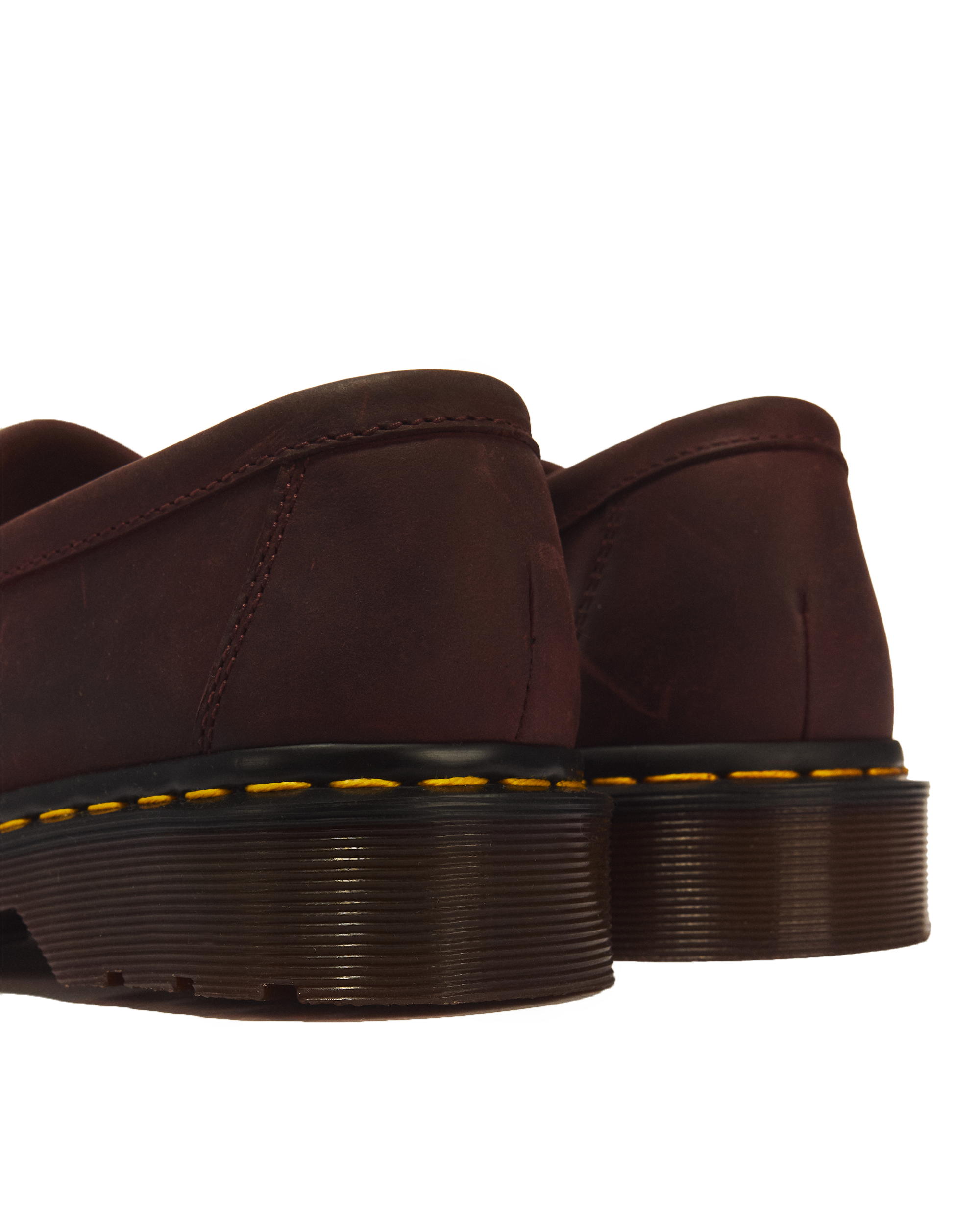 Adrian Crazy Horse Leather Tassel Loafers