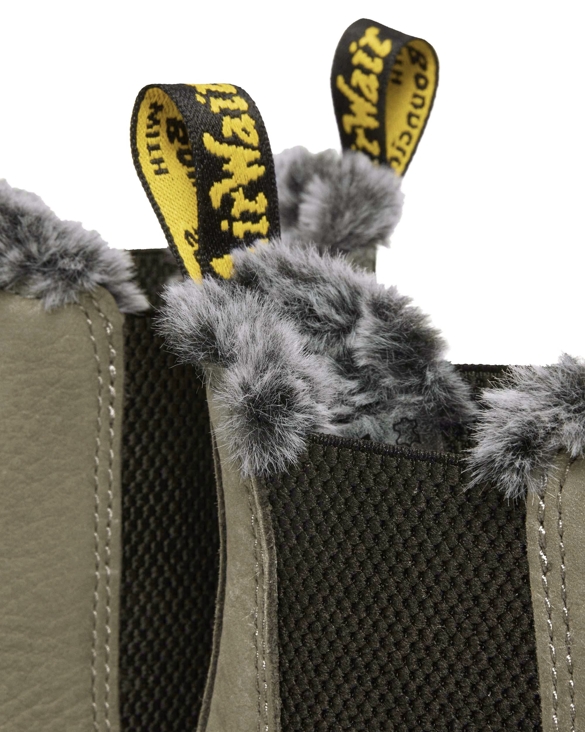 2976 Leonore fuskpälsfodrade Chelsea-kängor i Nubuck-läder