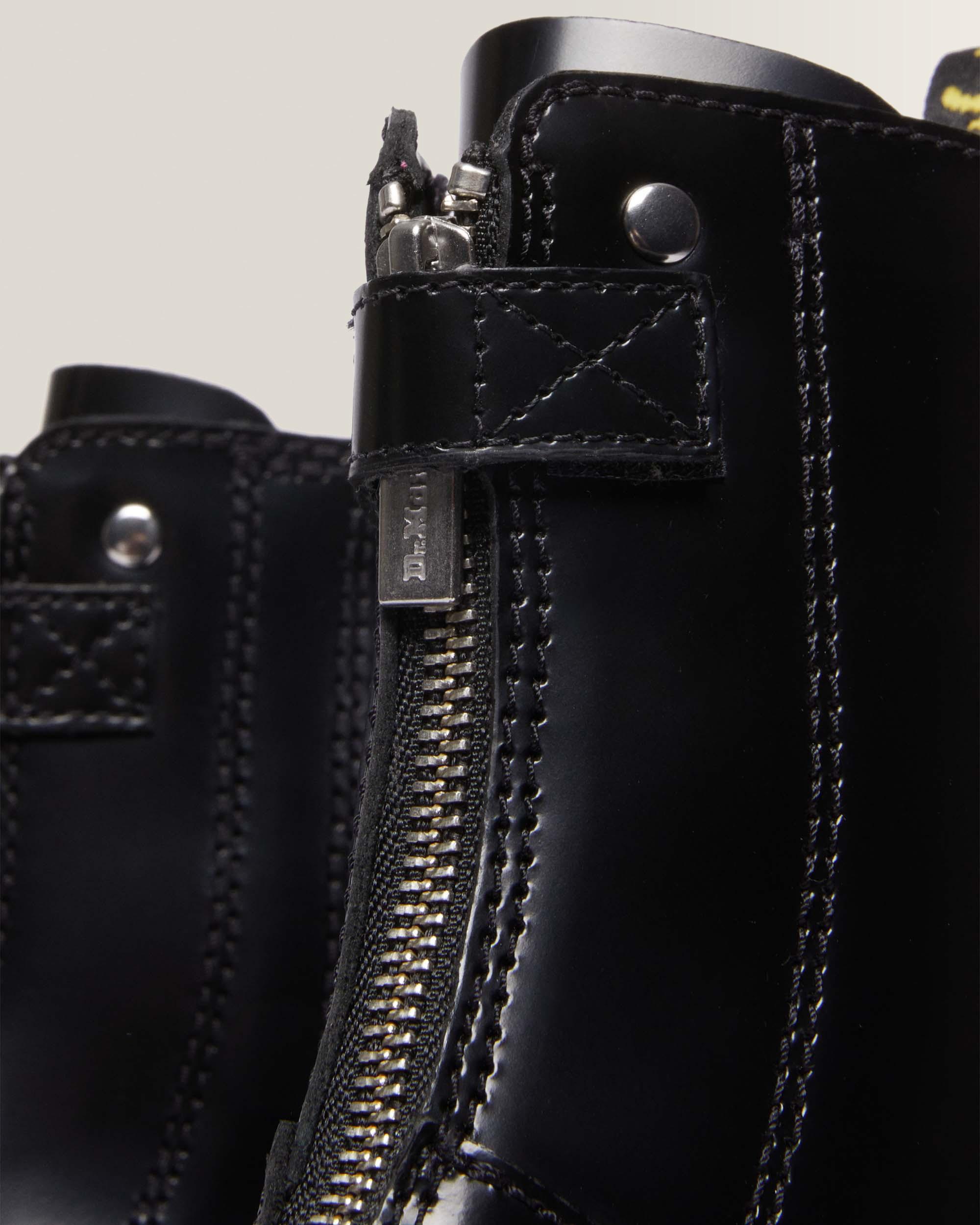 Jetta Hi Max Buttero Leather Platform Boots in Black Buttero | Dr