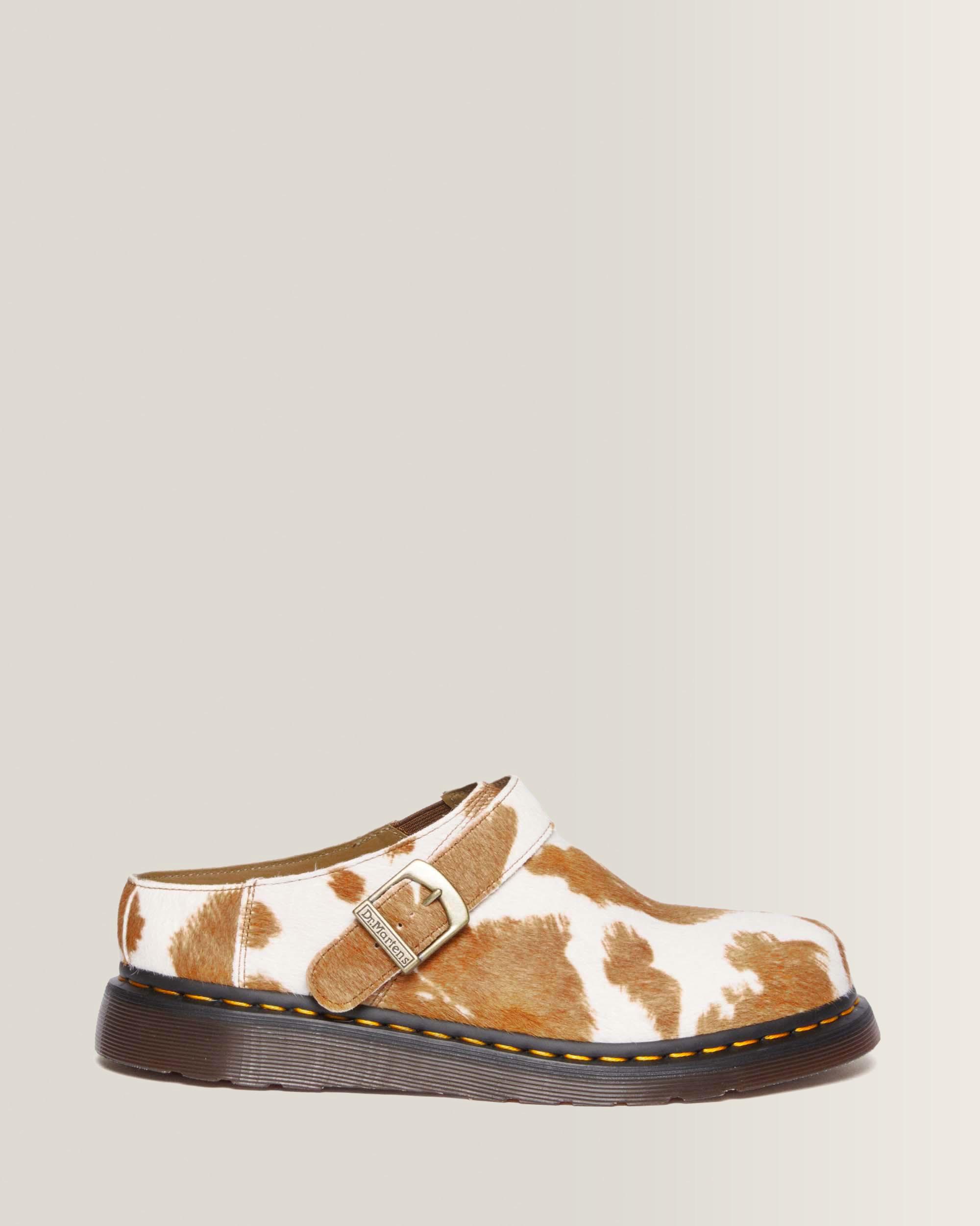 Isham Hair-On Cow Print Mules